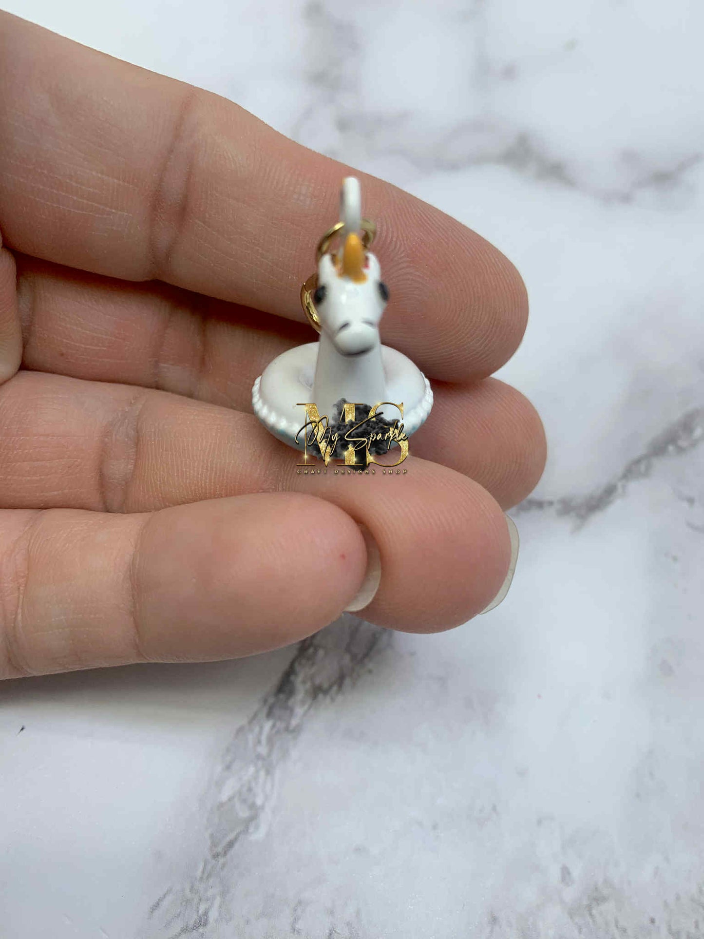 Unicorn ~ ID Badge Reel Charm