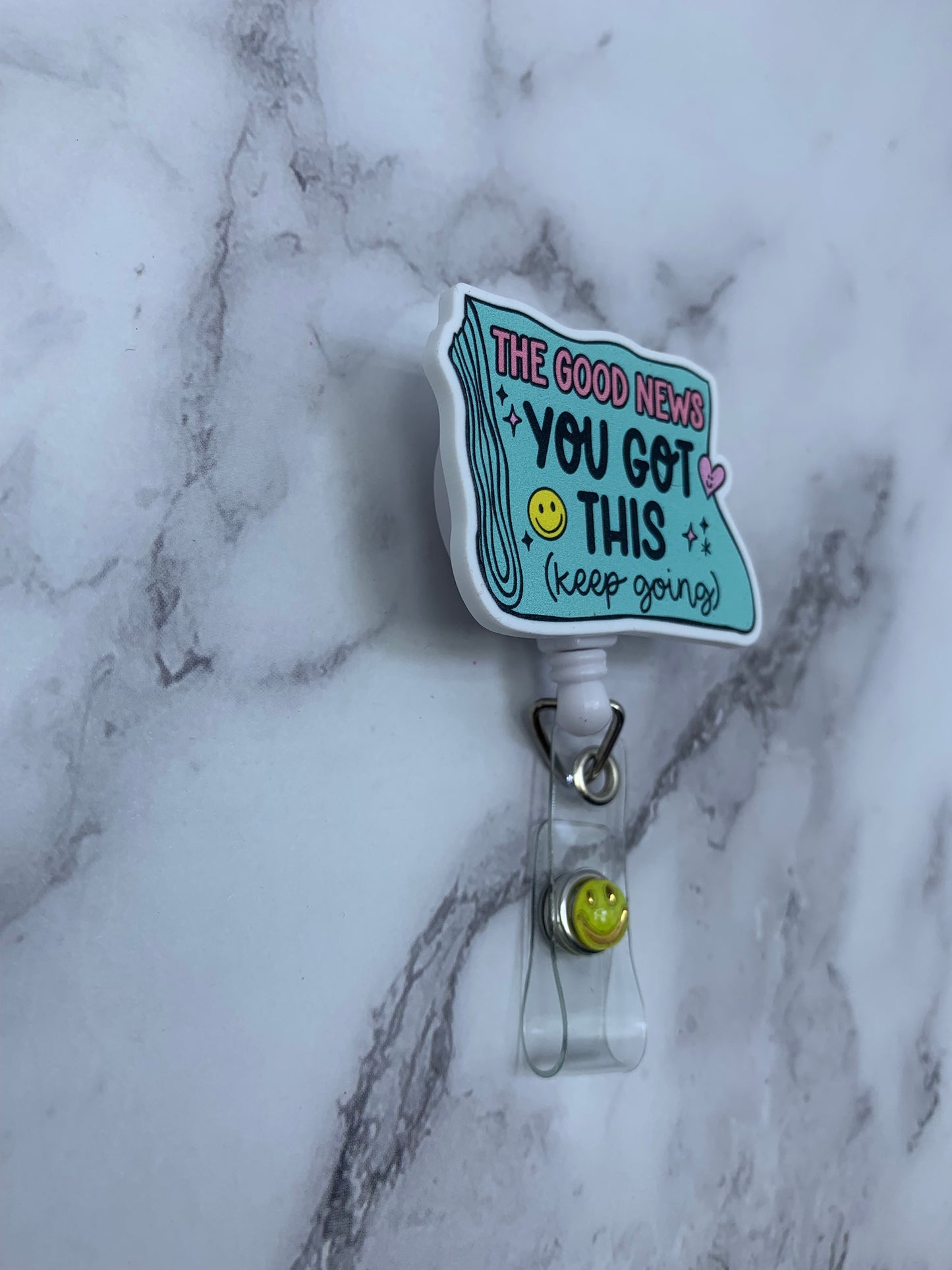 Good News You Got This Badge Reel