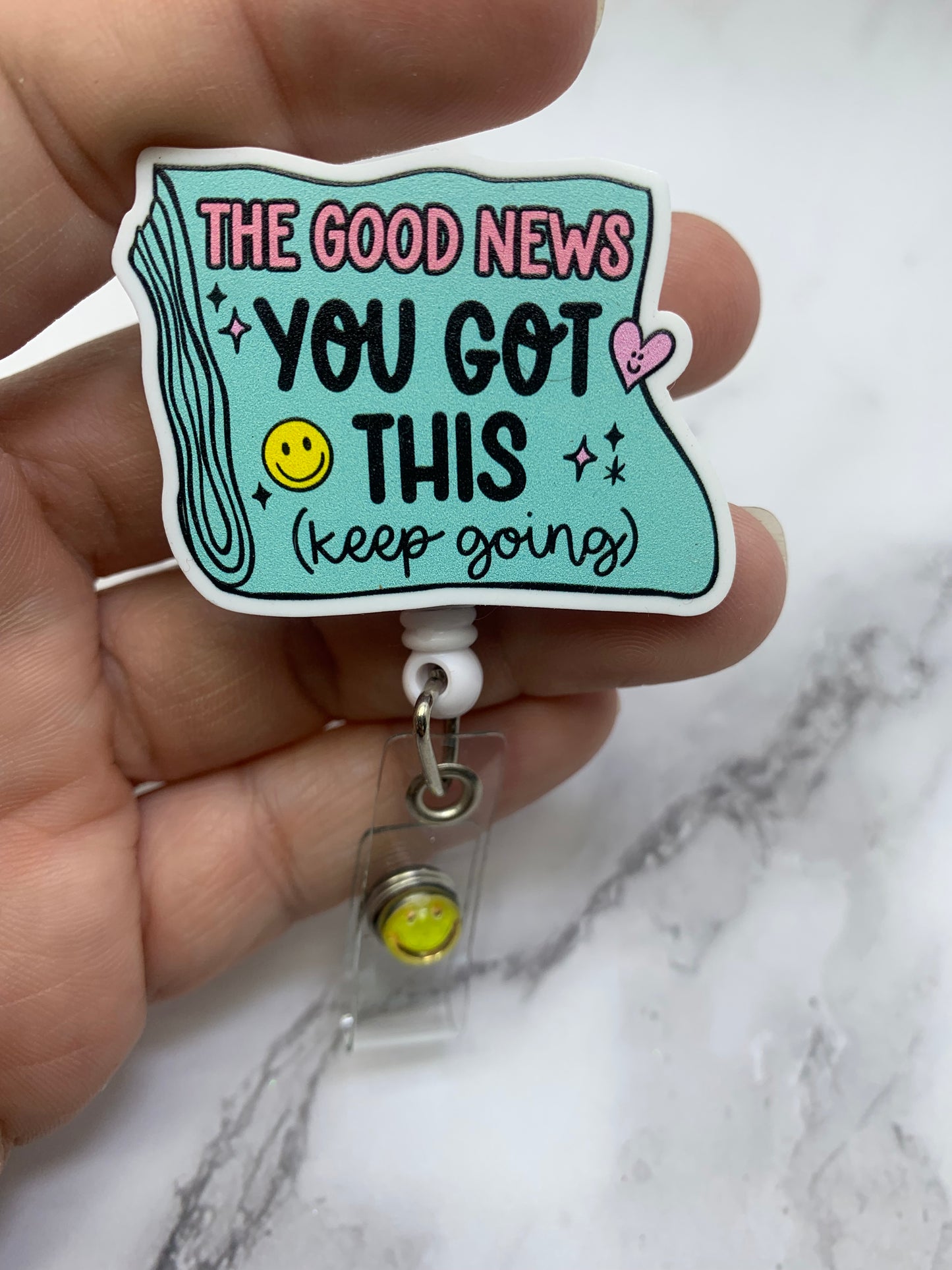Good News You Got This Badge Reel
