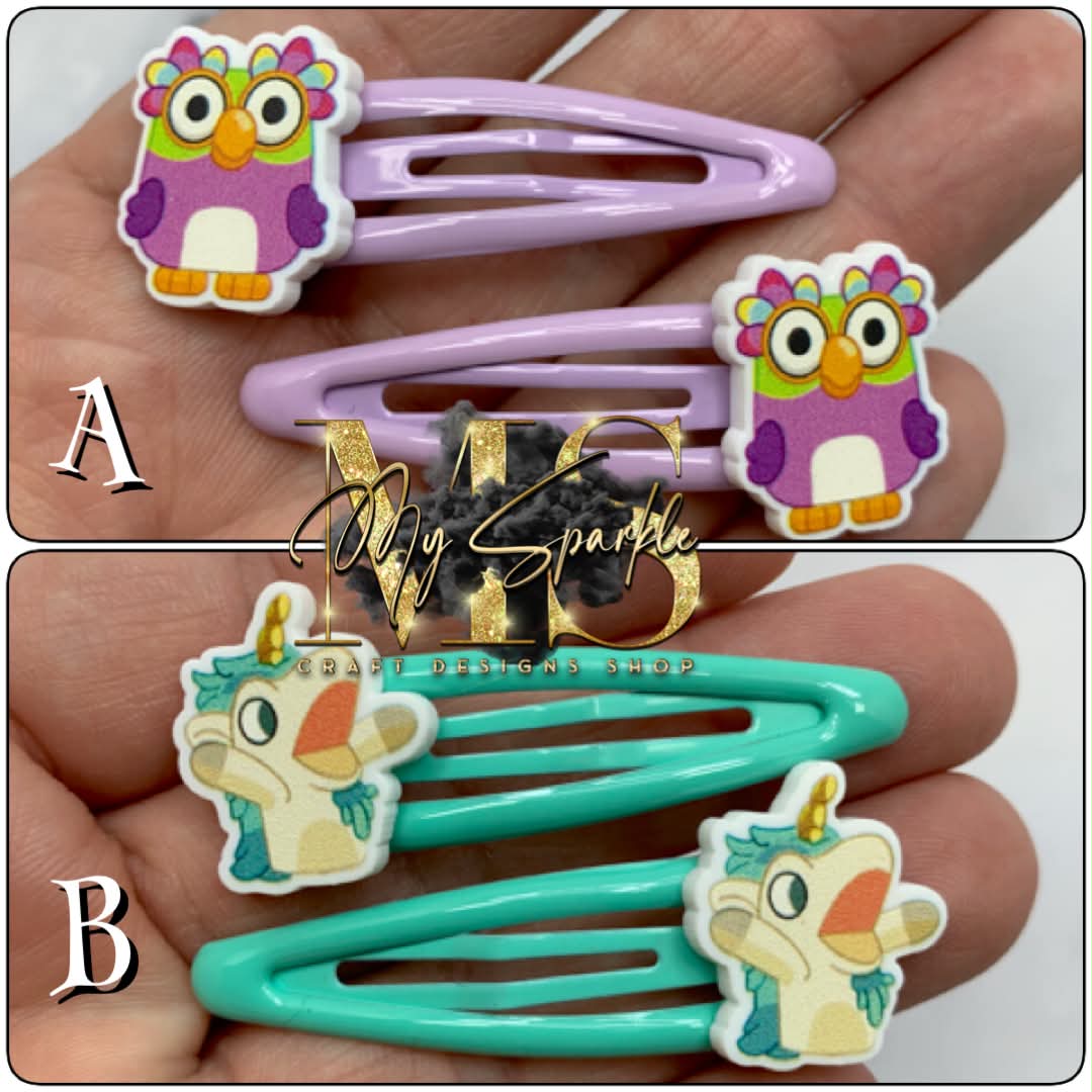 Blue Dog Toys Hair Clip 2x