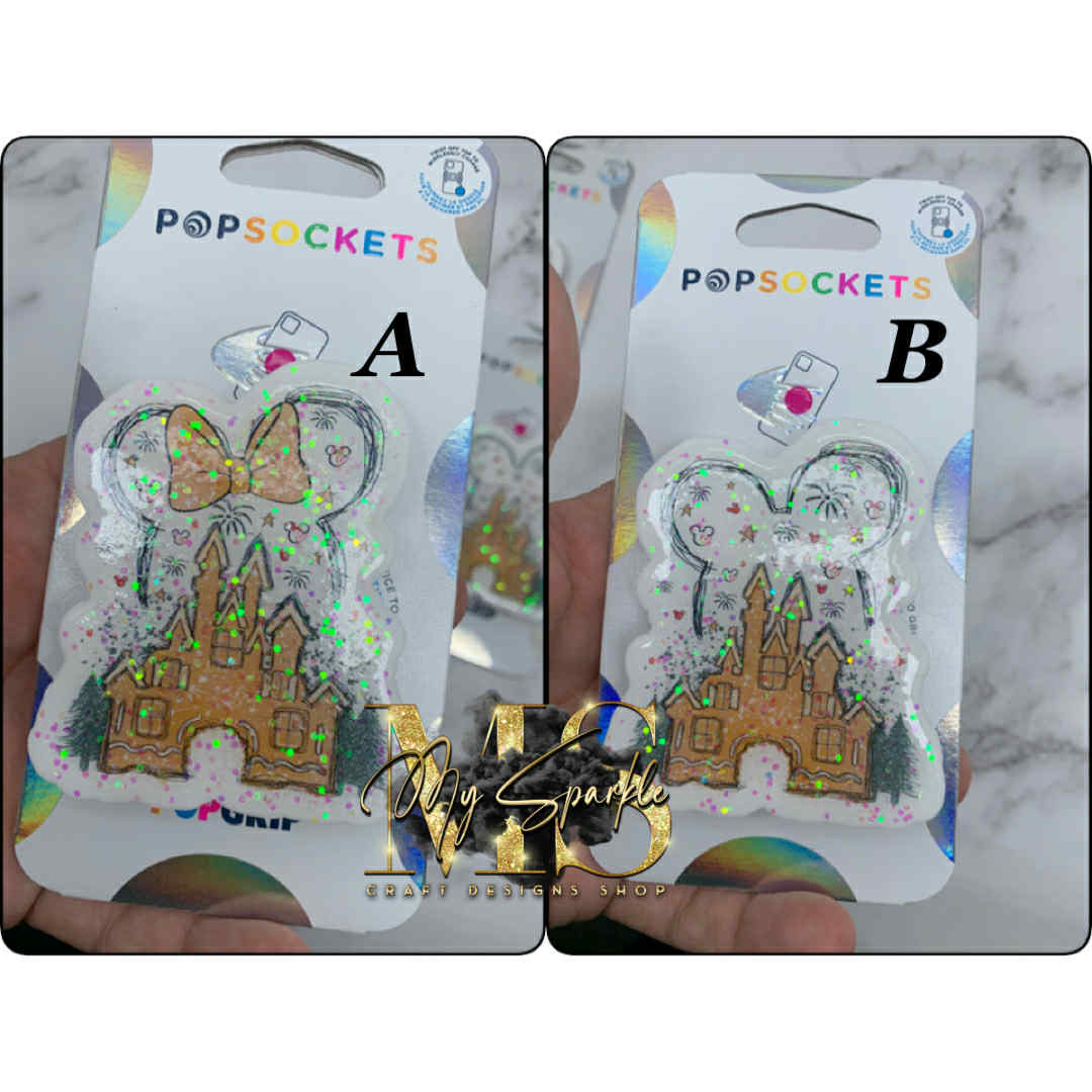 Christmas Castle Pop Socket