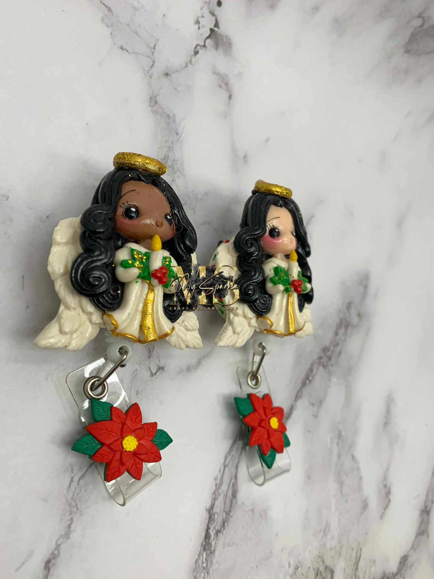 Angel Girl Holly Clay Badge Reel