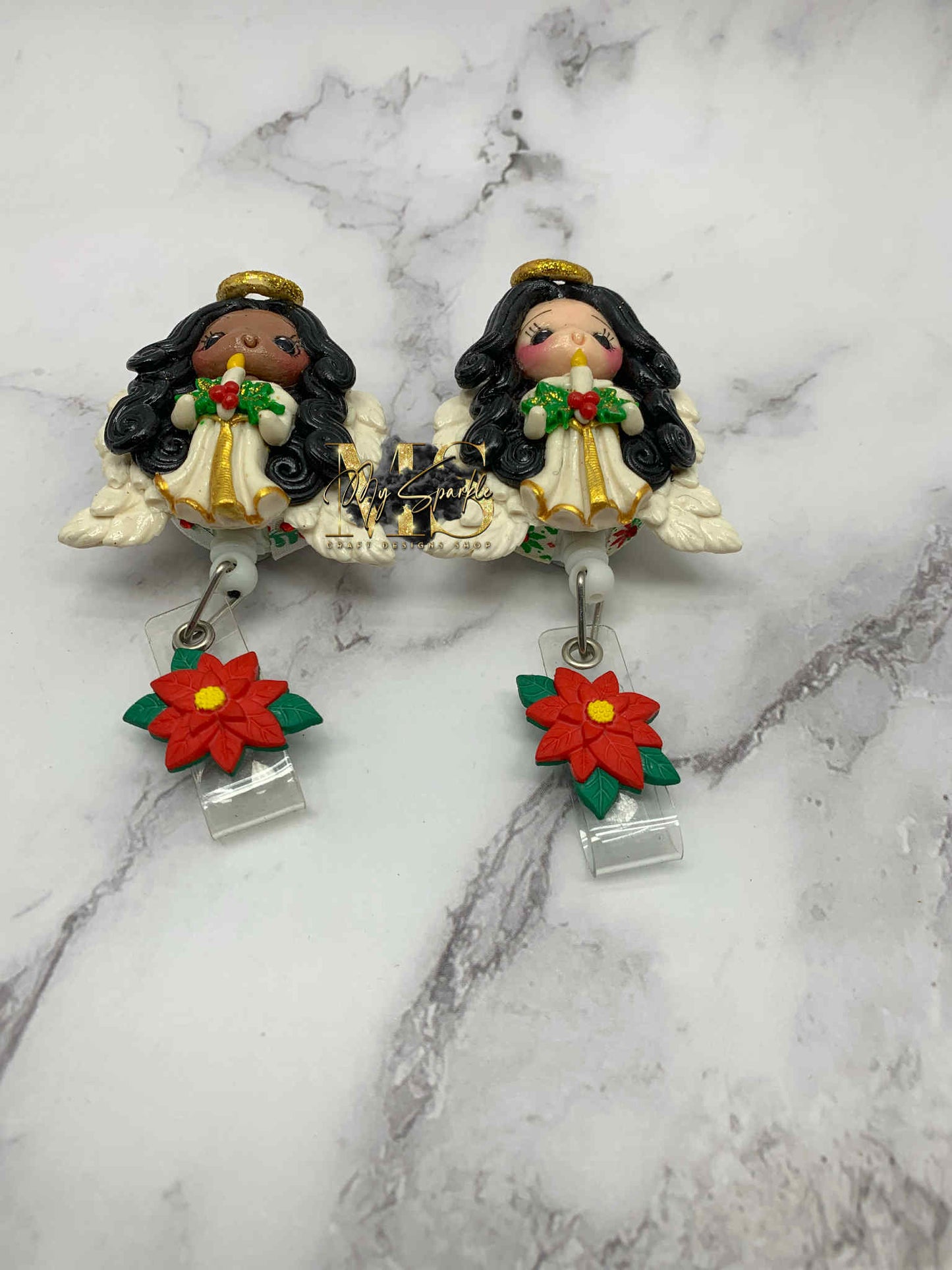 Angel Girl Holly Clay Badge Reel
