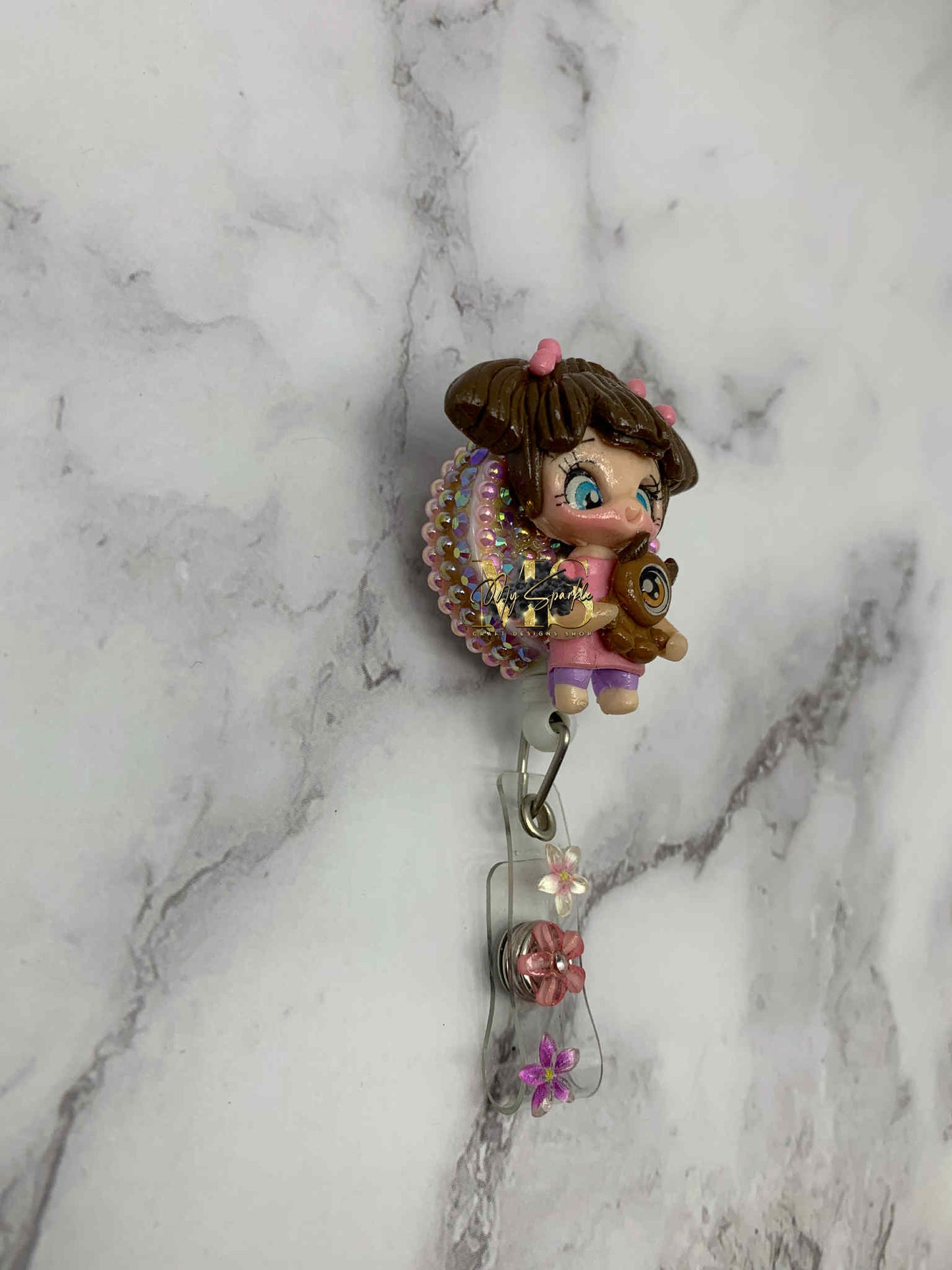 Baby Boo Clay Badge reel