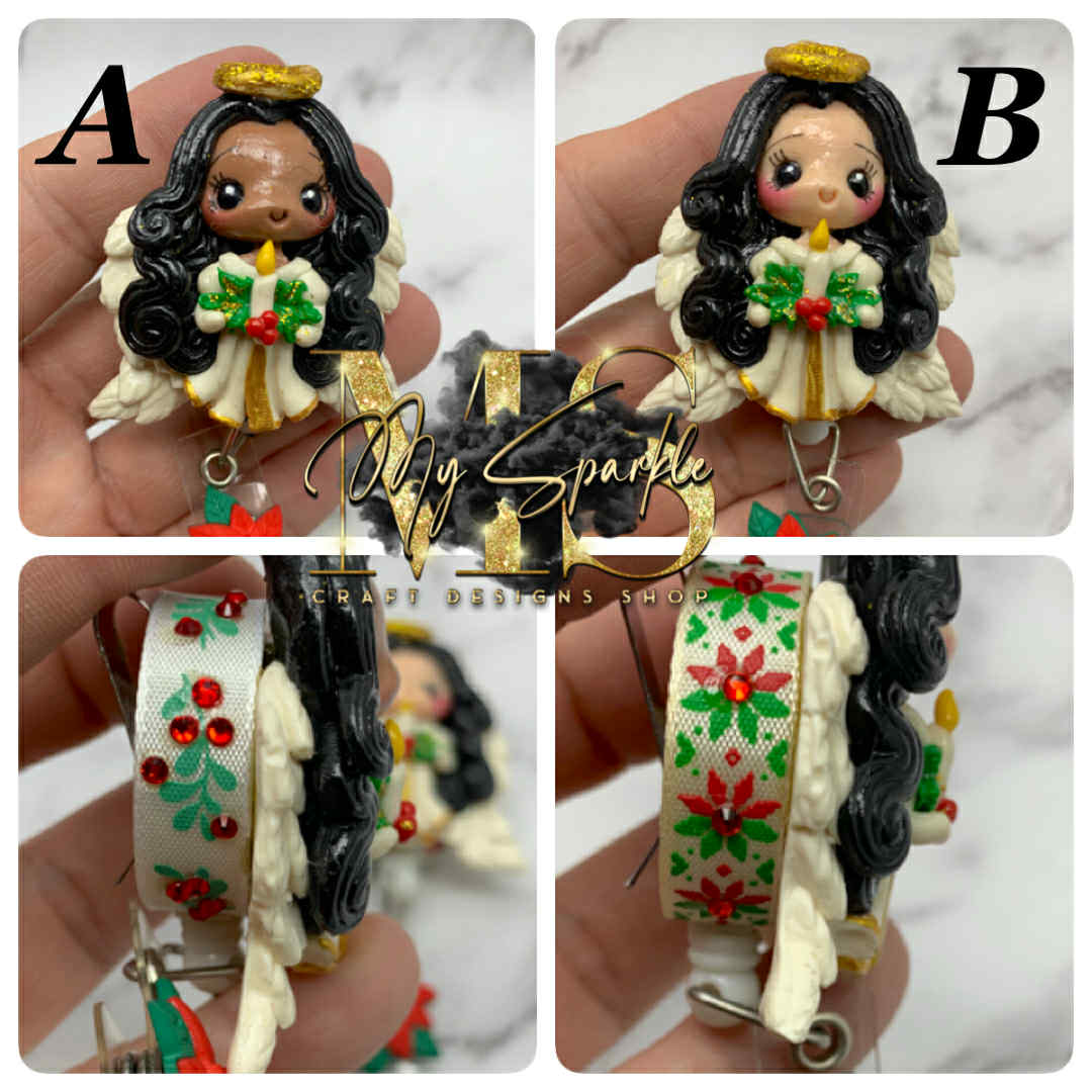 Angel Girl Holly Clay Badge Reel