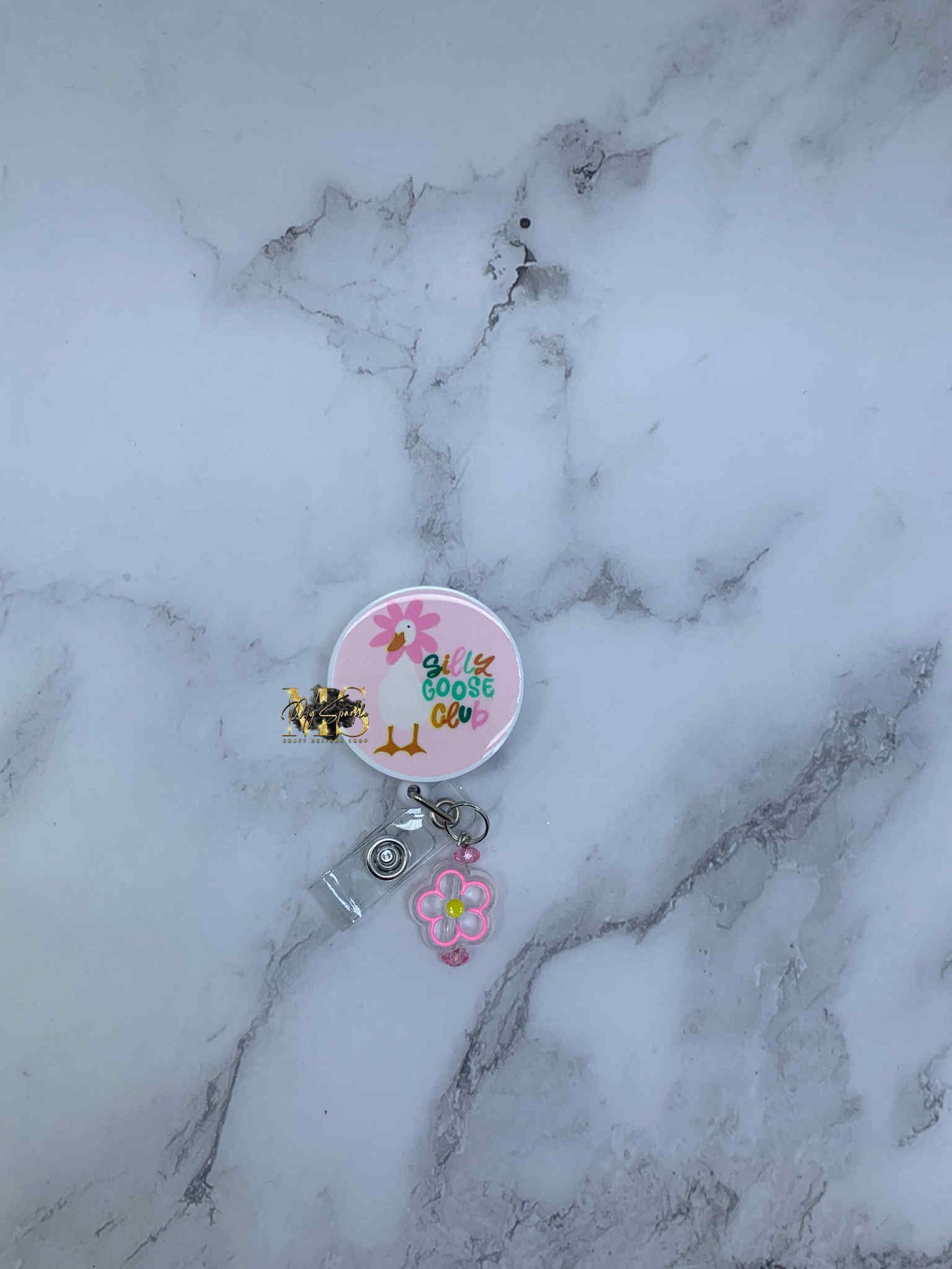 Funny Silly Goose Silly Badge Reel