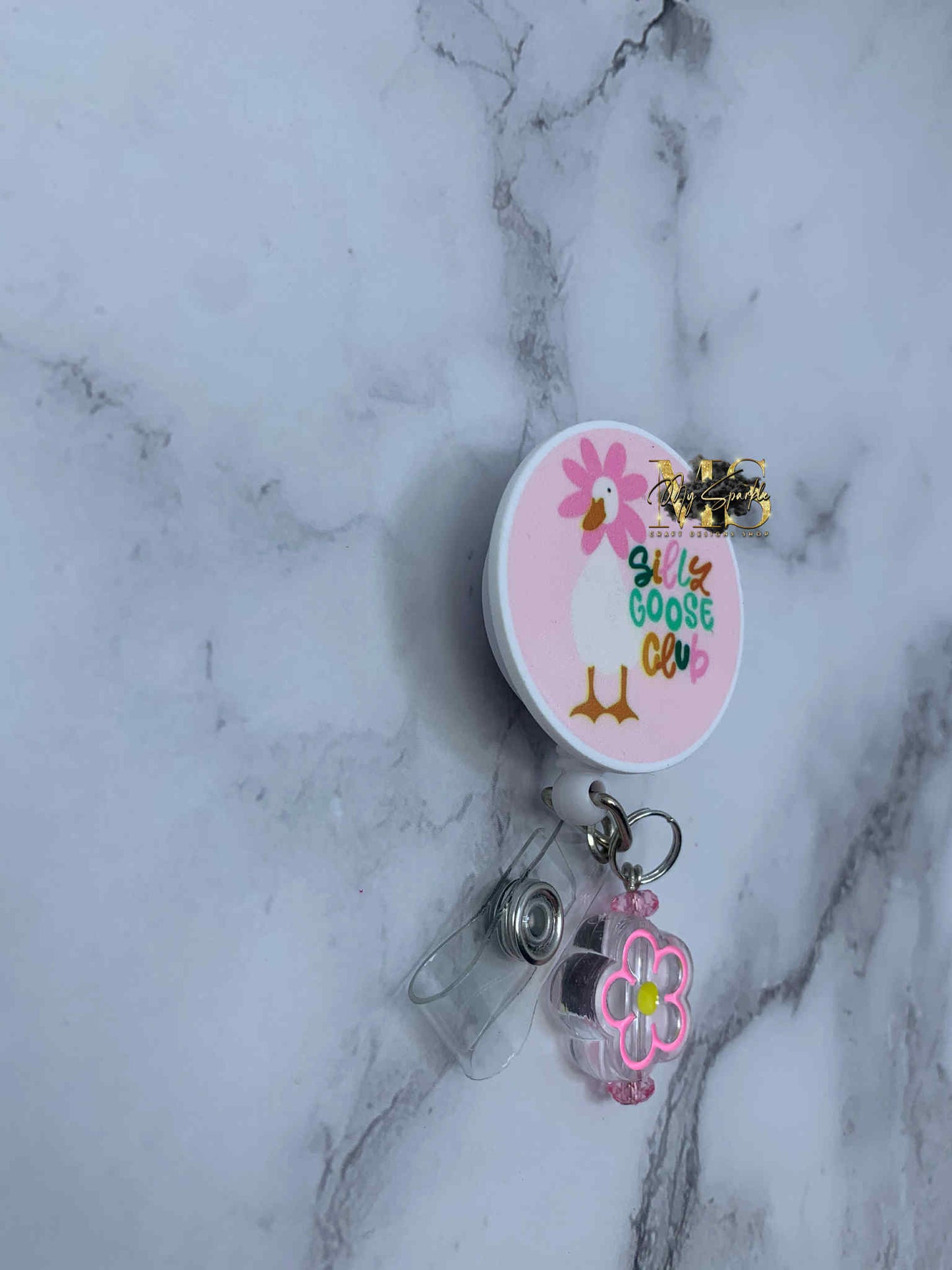 Funny Silly Goose Silly Badge Reel