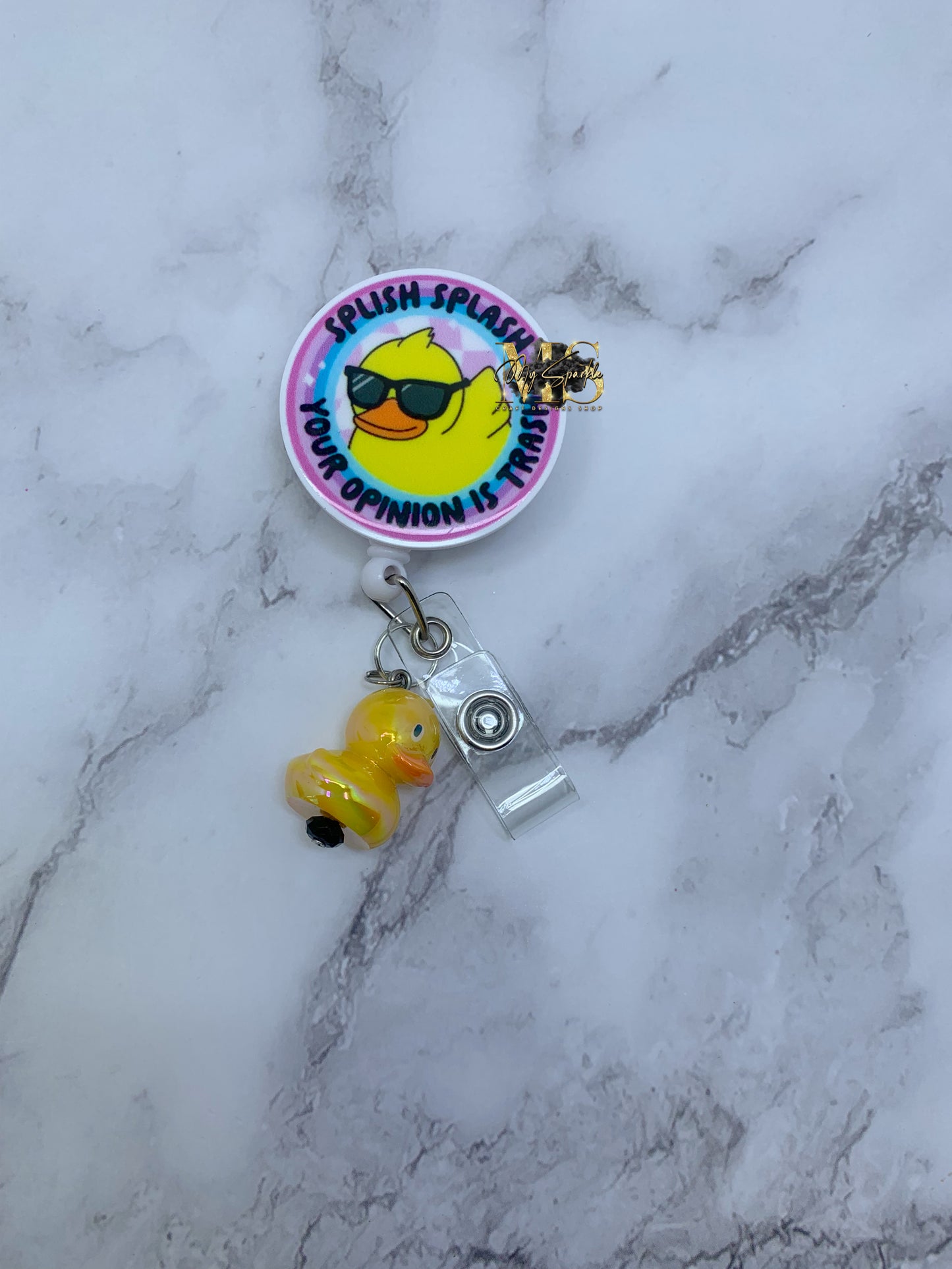 Splish Splash Your Opinion is Trash Badge Reel