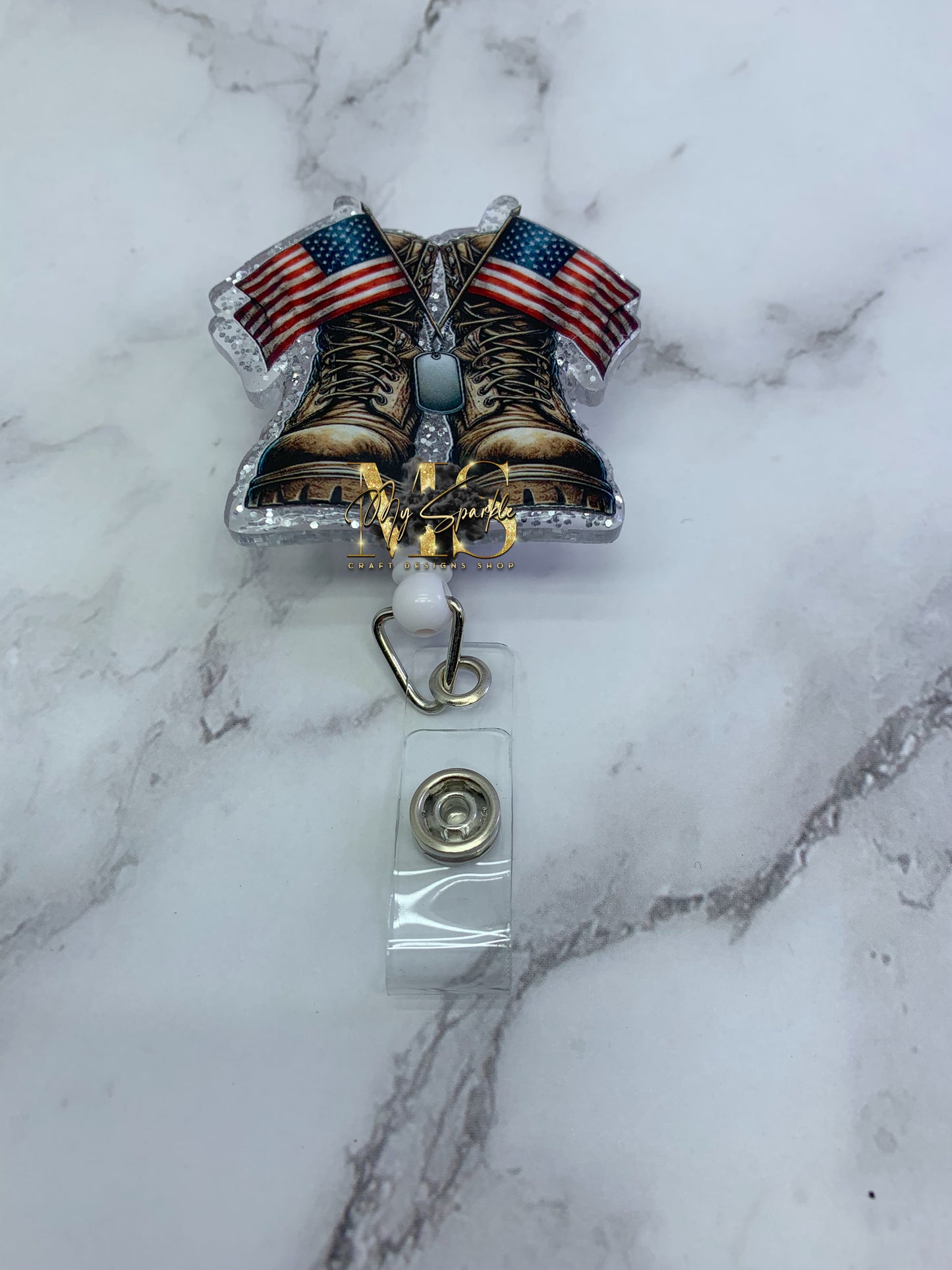 Soldier Boots Badge Reel