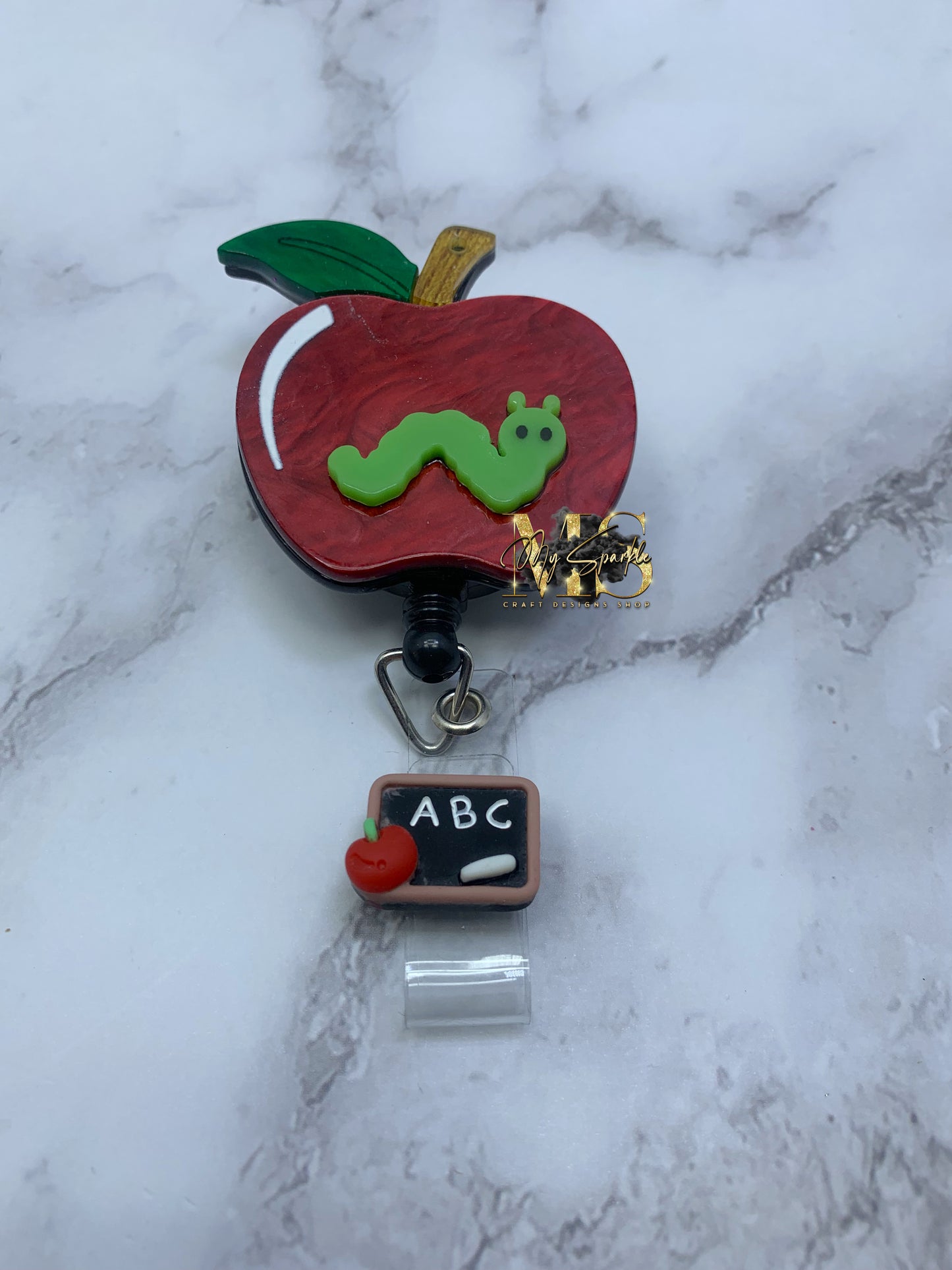 Hungry Caterpillar Apple Badge Reel