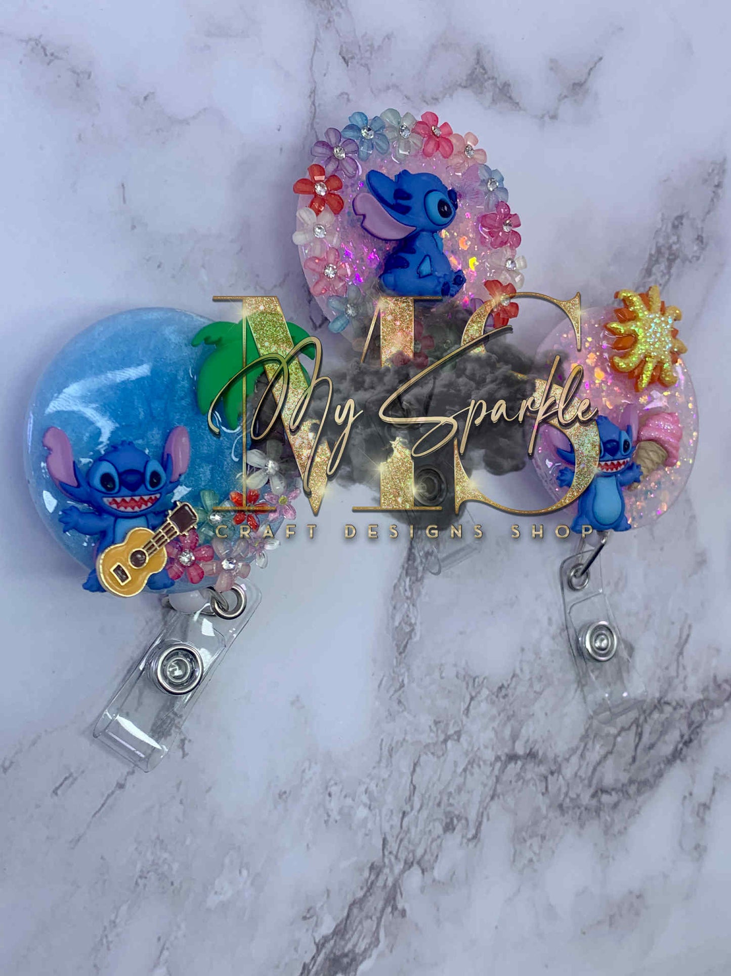 Ohana Blue Alien Badge Reel