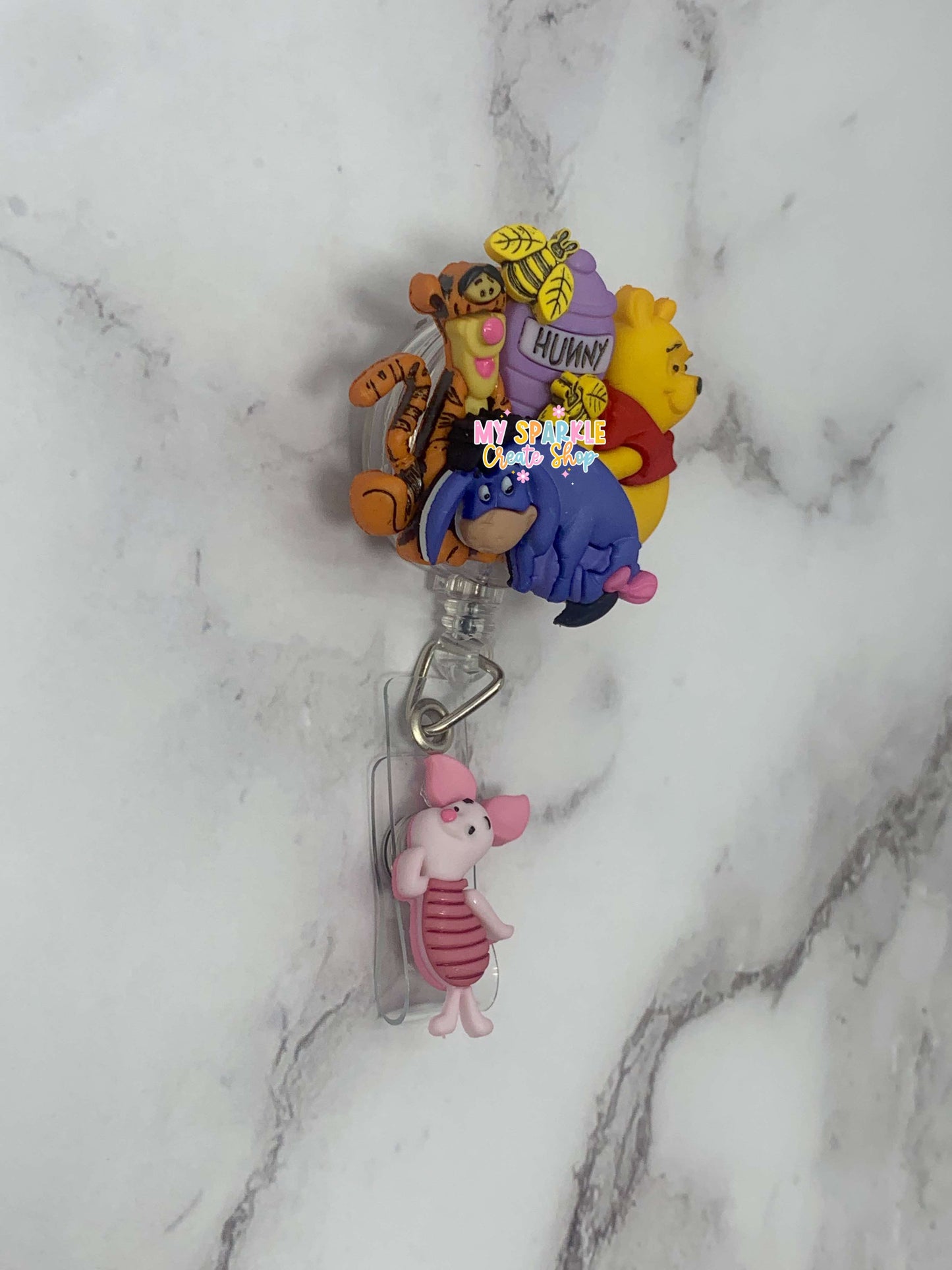 Bear and Friends Badge Reel