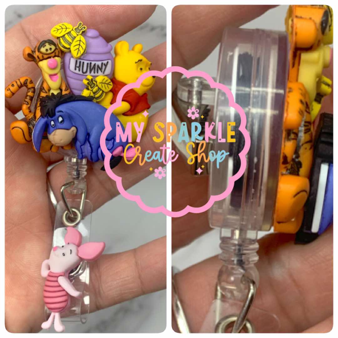 Bear and Friends Badge Reel