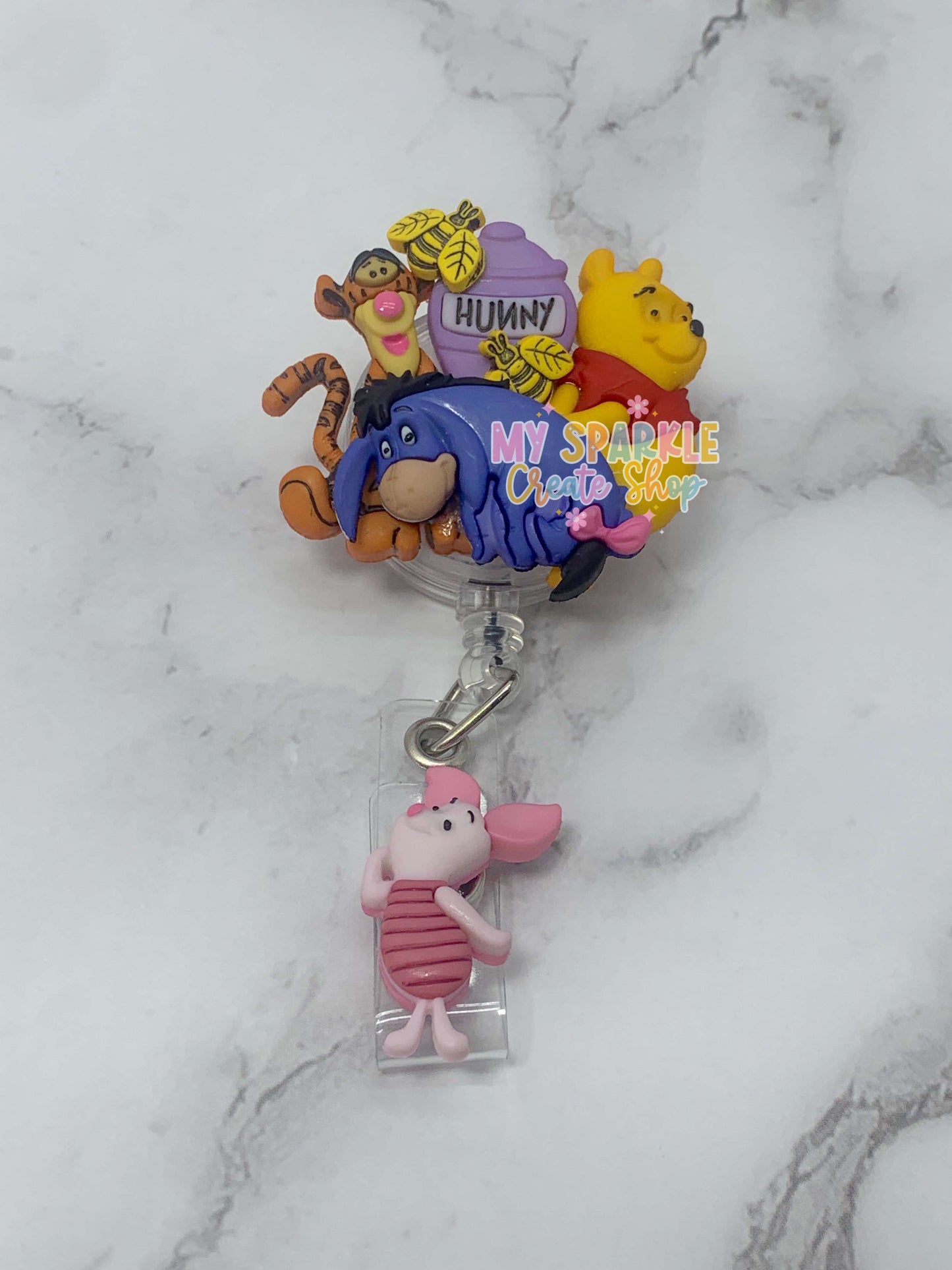 Bear and Friends Badge Reel