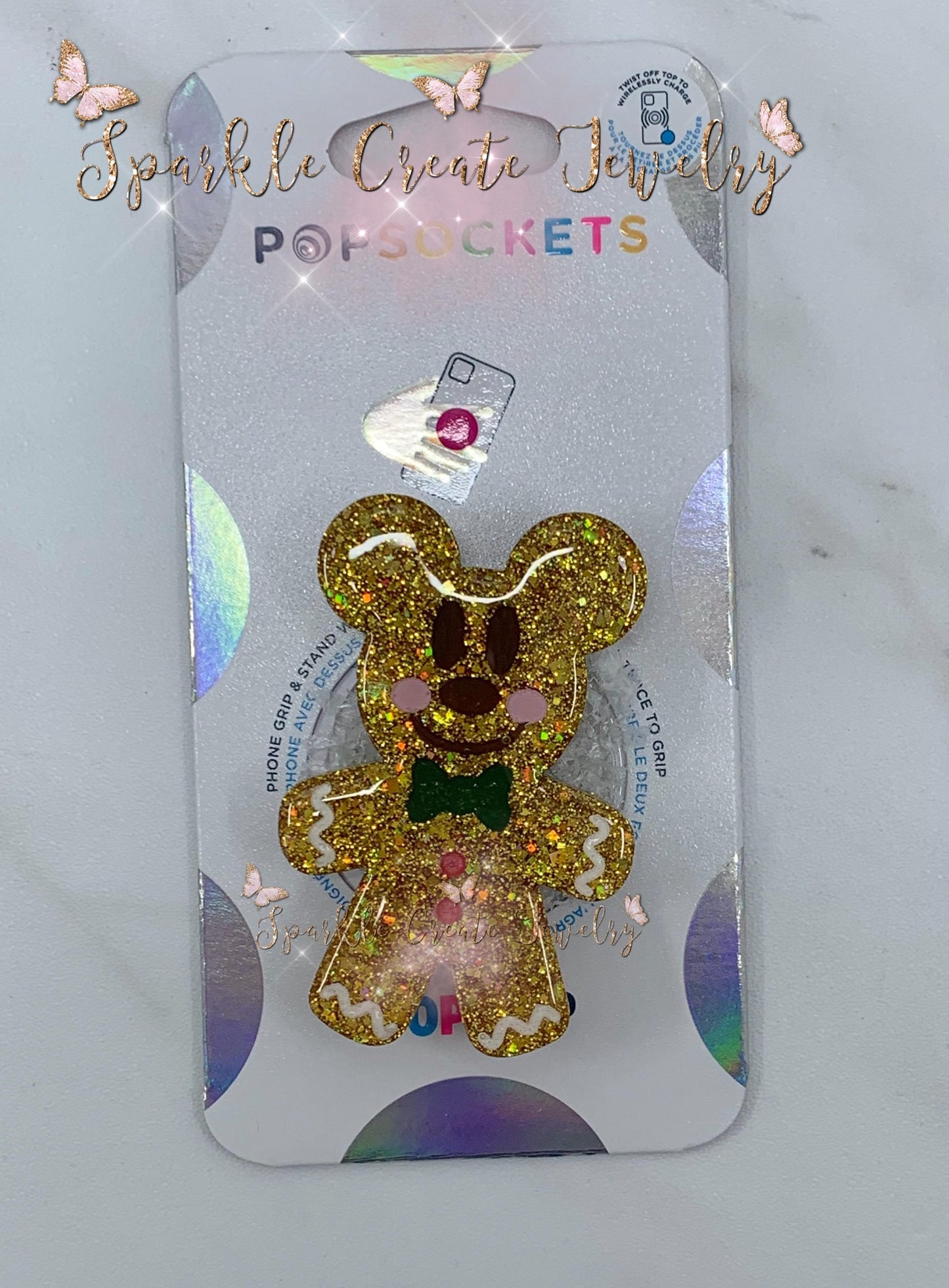 Christmas Gingerbread Pop Grip LIMITED