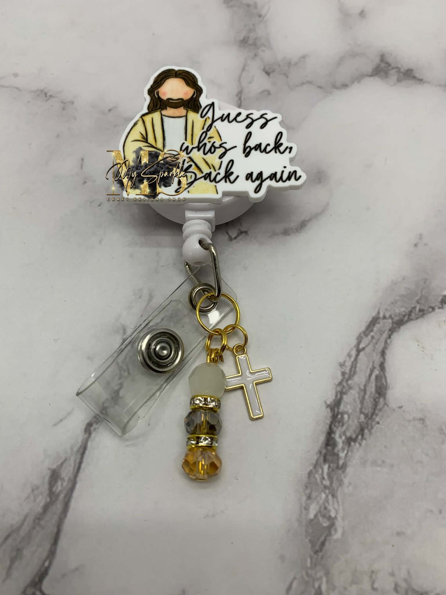 Guess Who's Back, Back Again Jesus Badge Reel