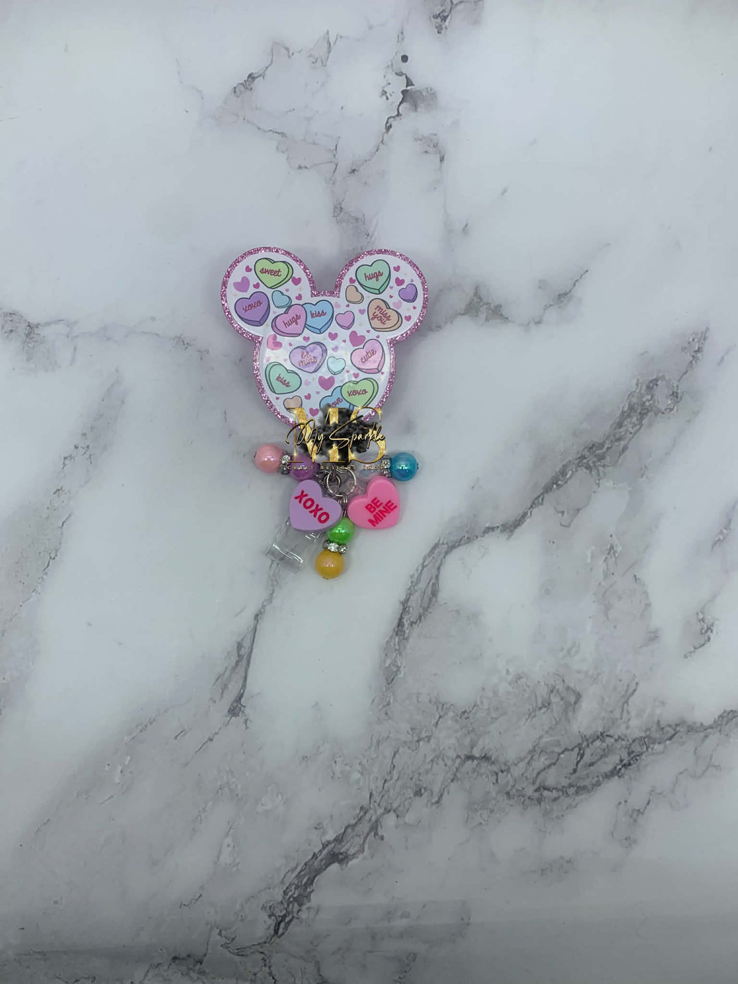 Valentines Mouse, Sweethearts Badge Reel