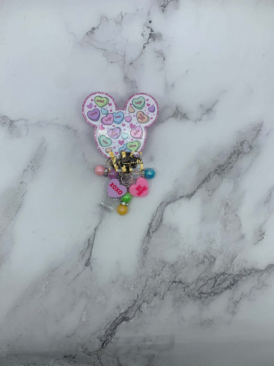 Valentines Mouse, Sweethearts Badge Reel