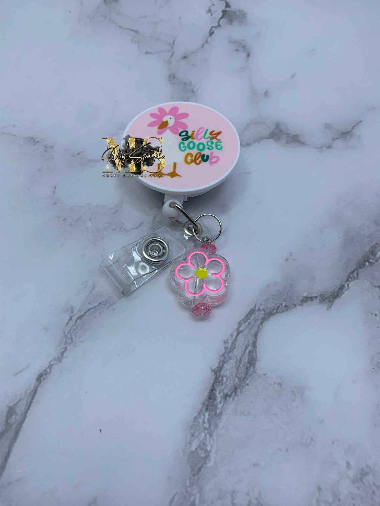 Funny Silly Goose Silly Badge Reel