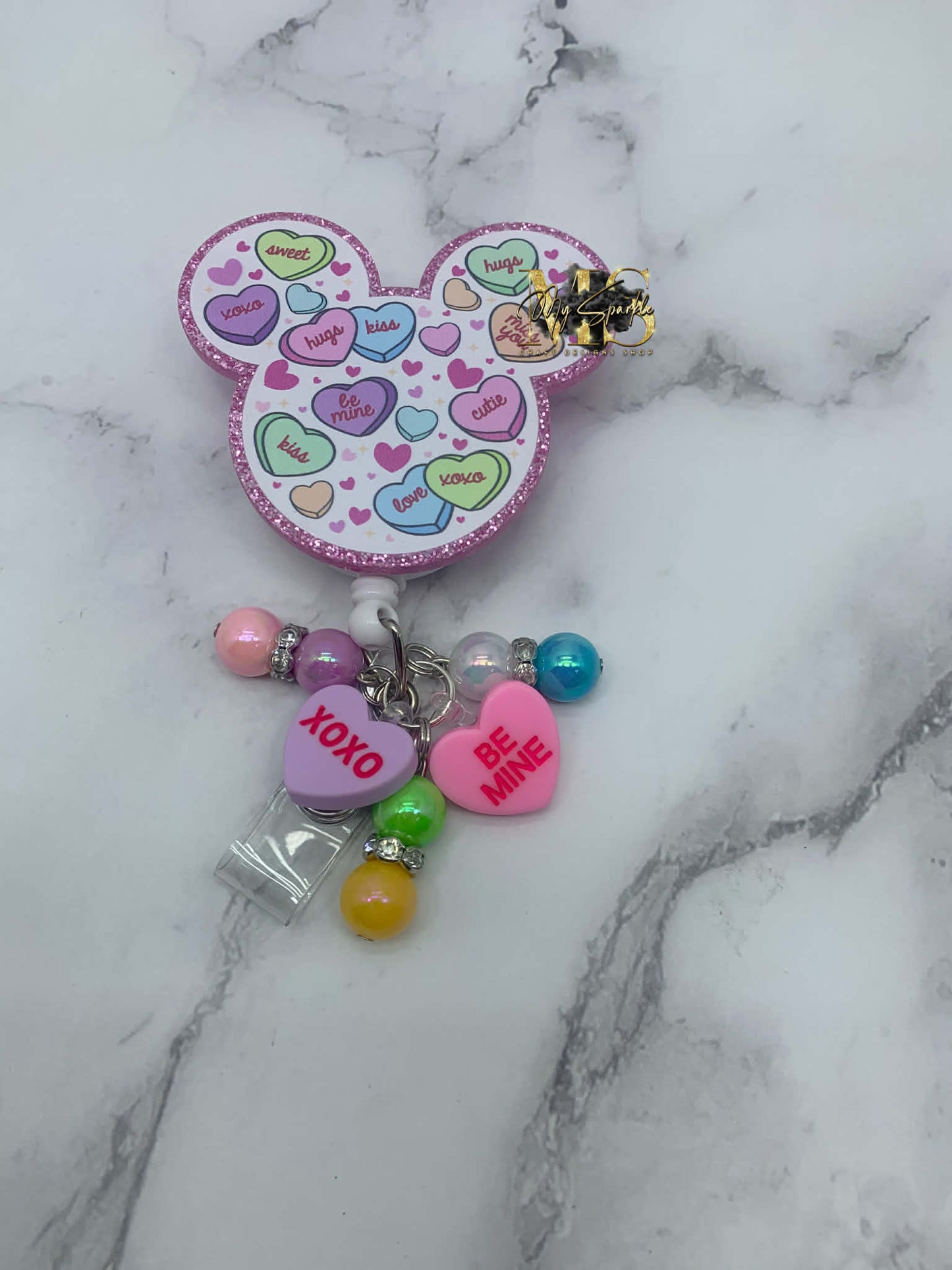 Valentines Mouse, Sweethearts Badge Reel