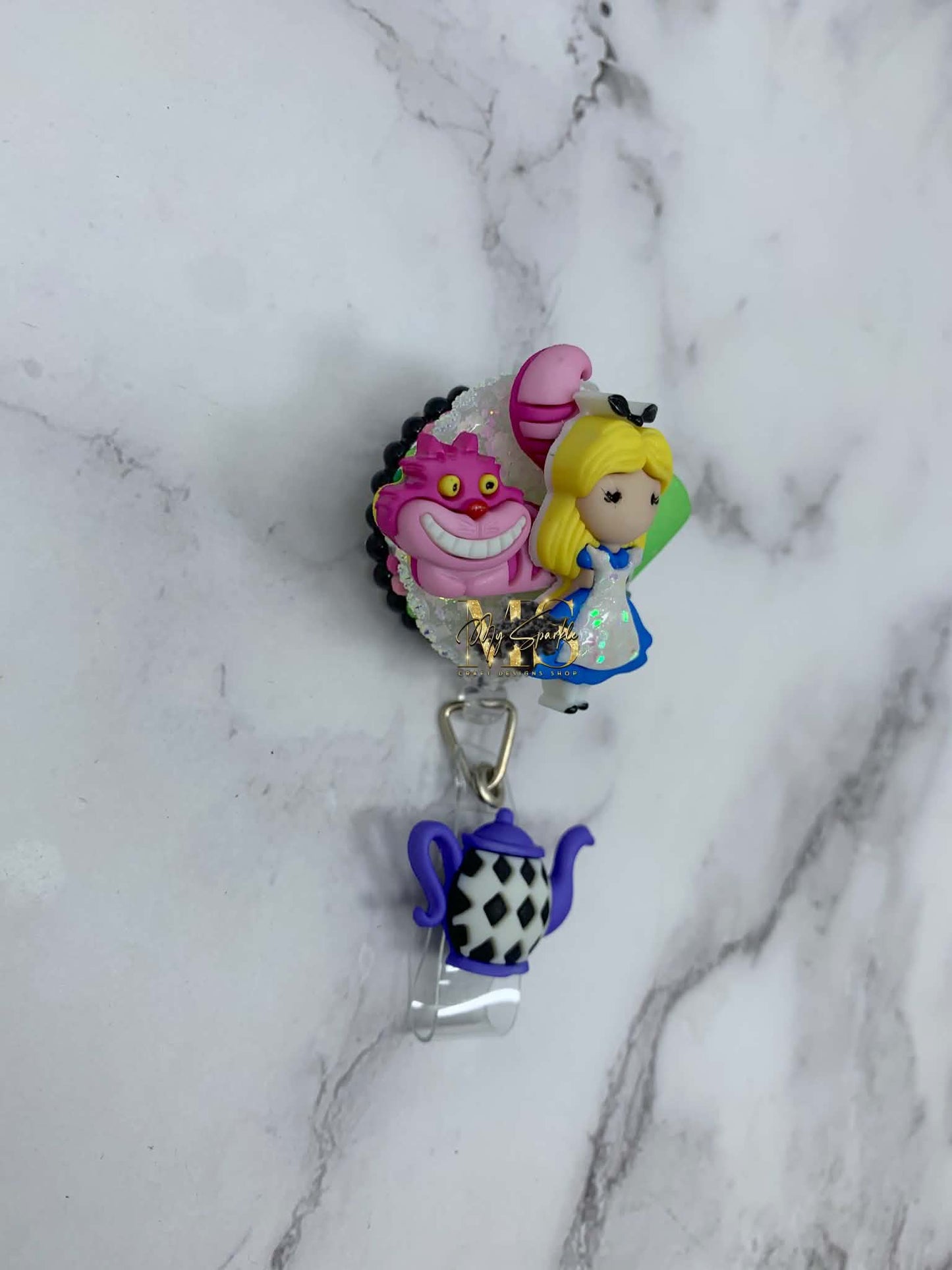 Princess Wonderland Clay Badge Reel