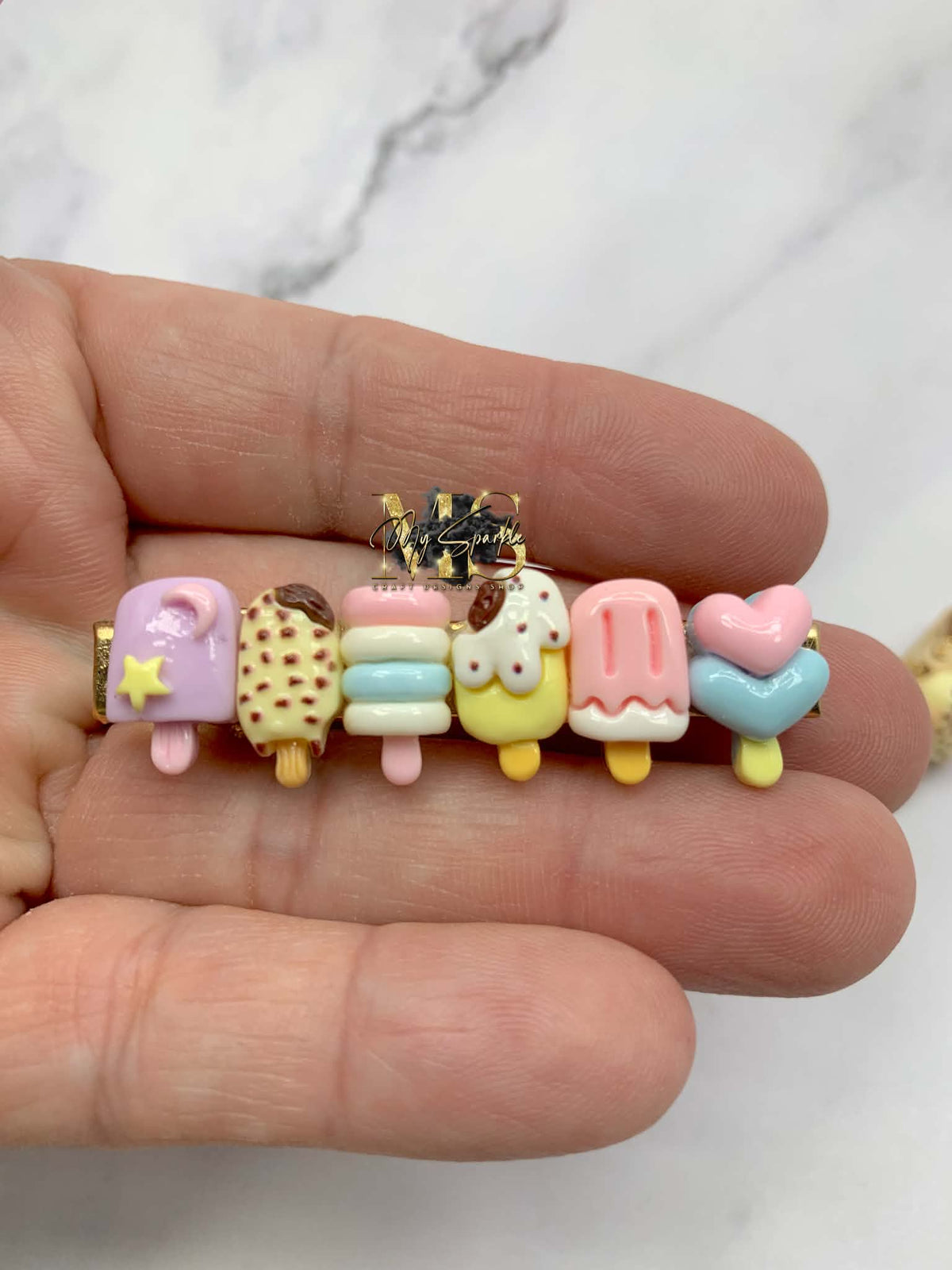 Summer Ice Cream Clips (2x)