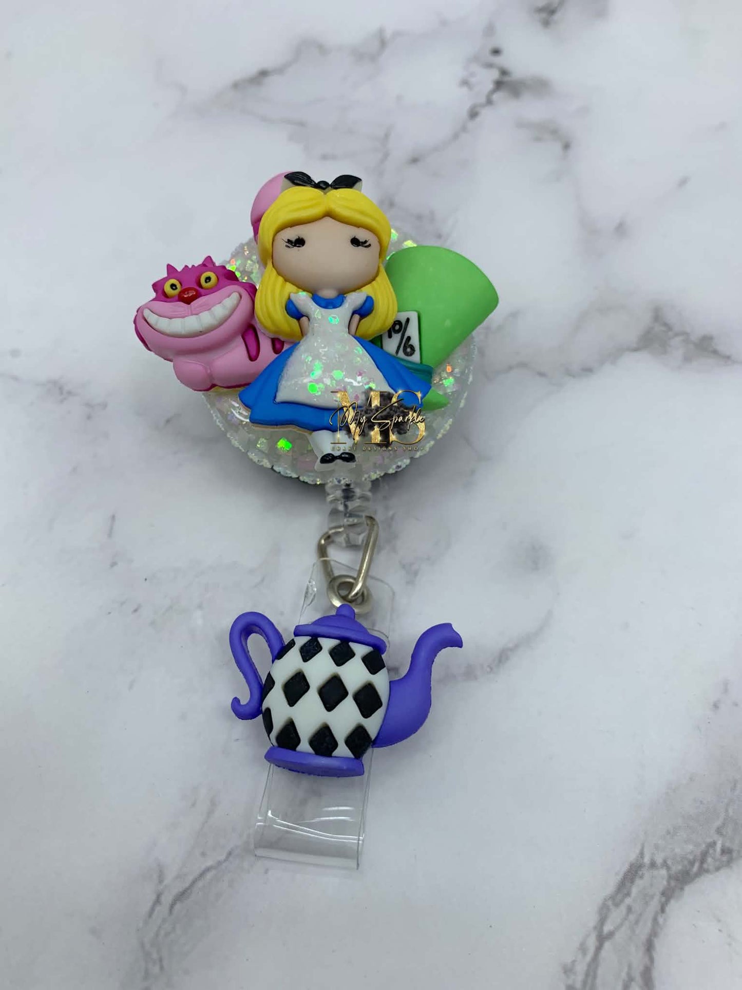 Princess Wonderland Clay Badge Reel