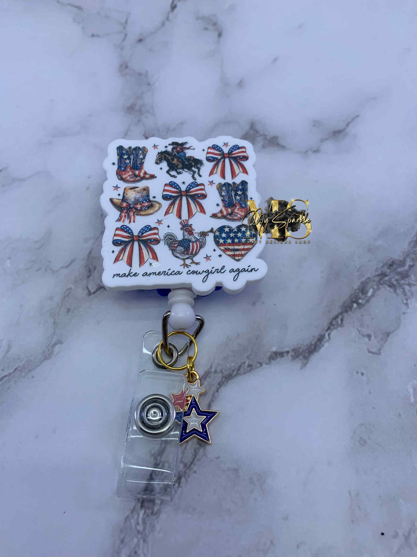 Western Patriotic Badge Reel
