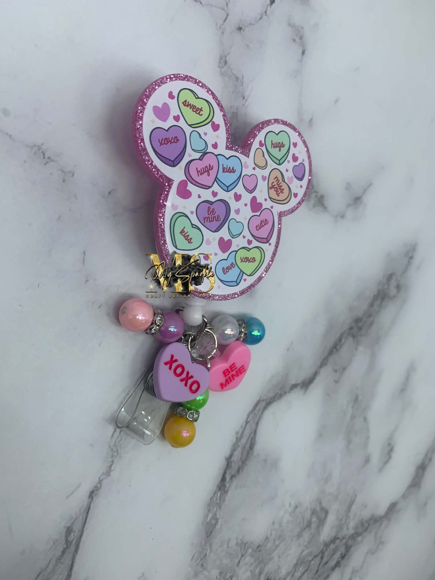 Valentines Mouse, Sweethearts Badge Reel