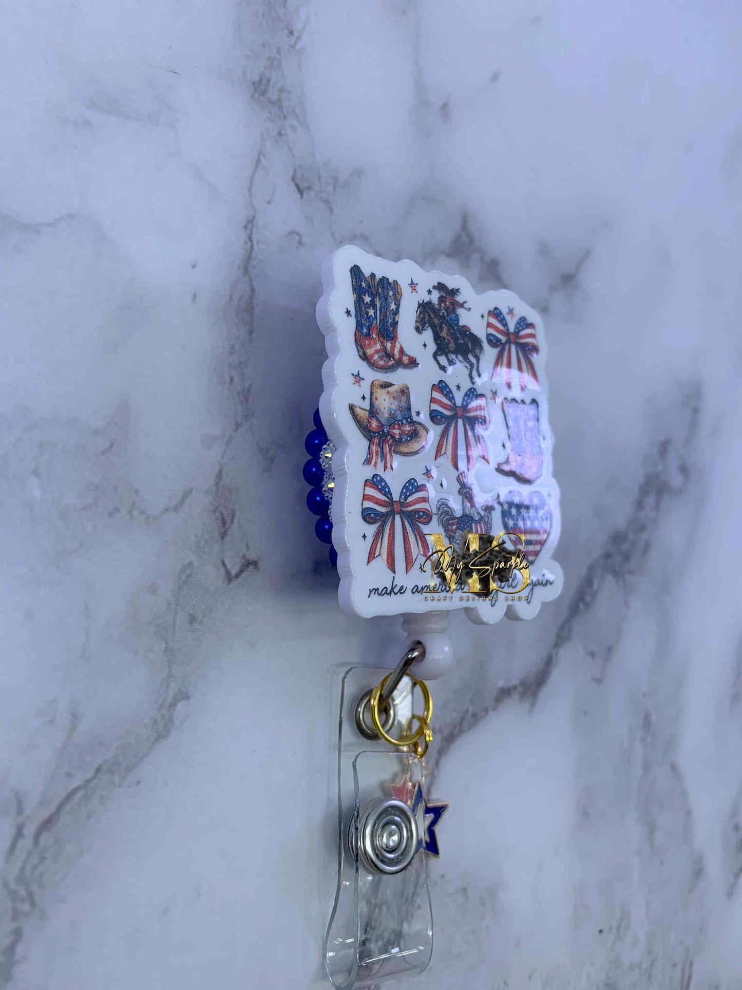 Western Patriotic Badge Reel