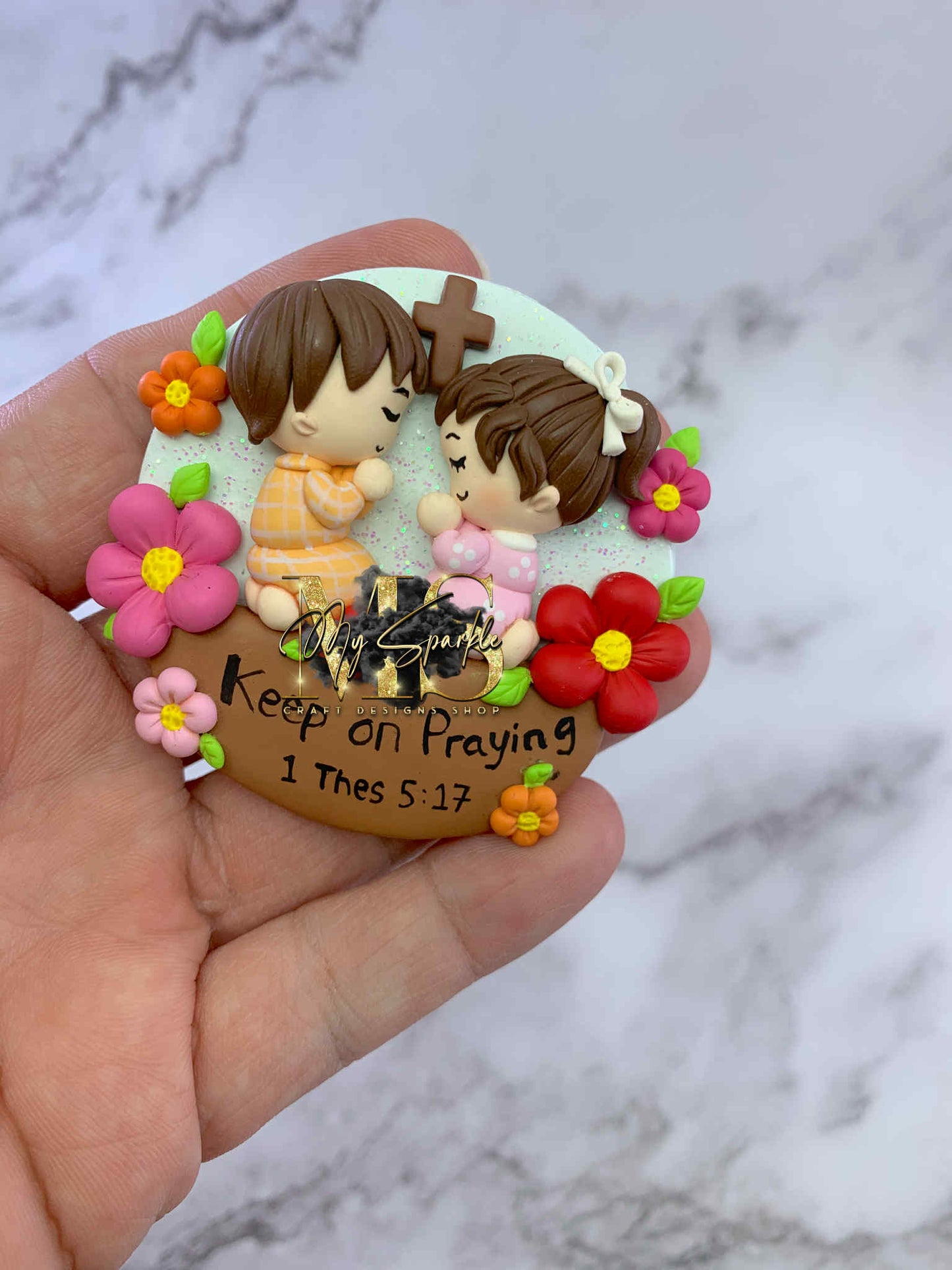 Christian Bible Praying Magnets ONLY ONE!