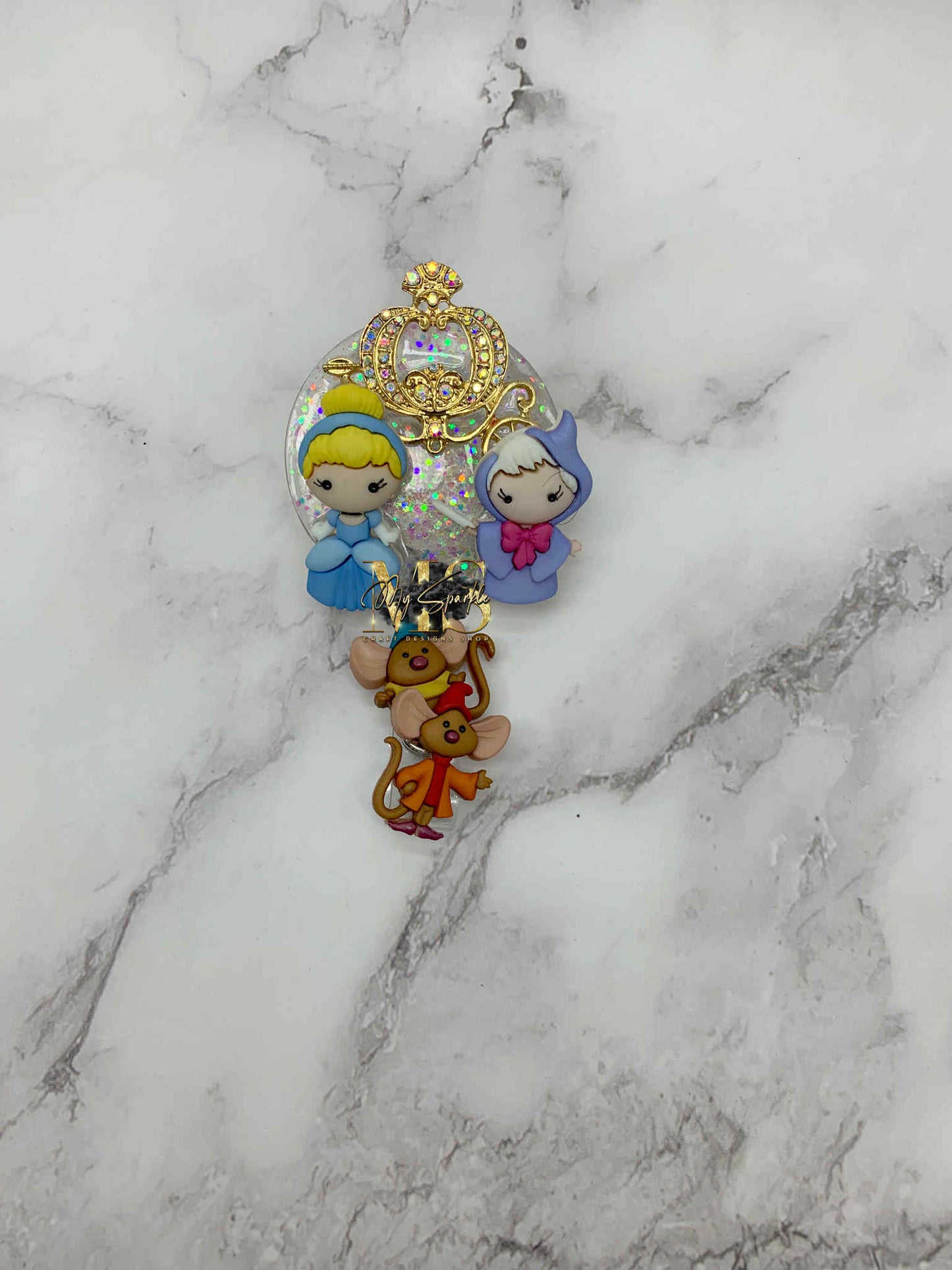 Cinderella Friends Badge Reel