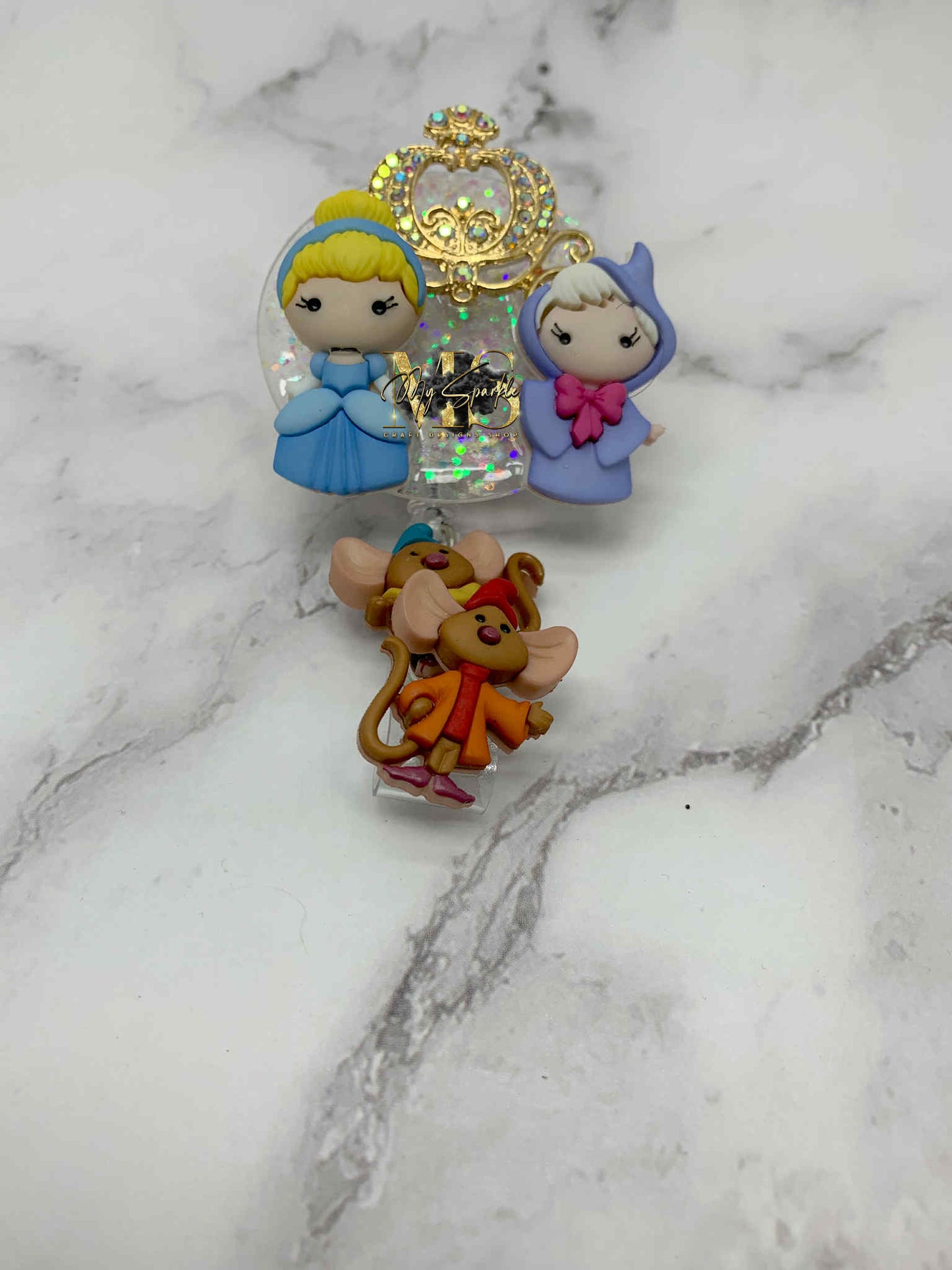 Cinderella Friends Badge Reel