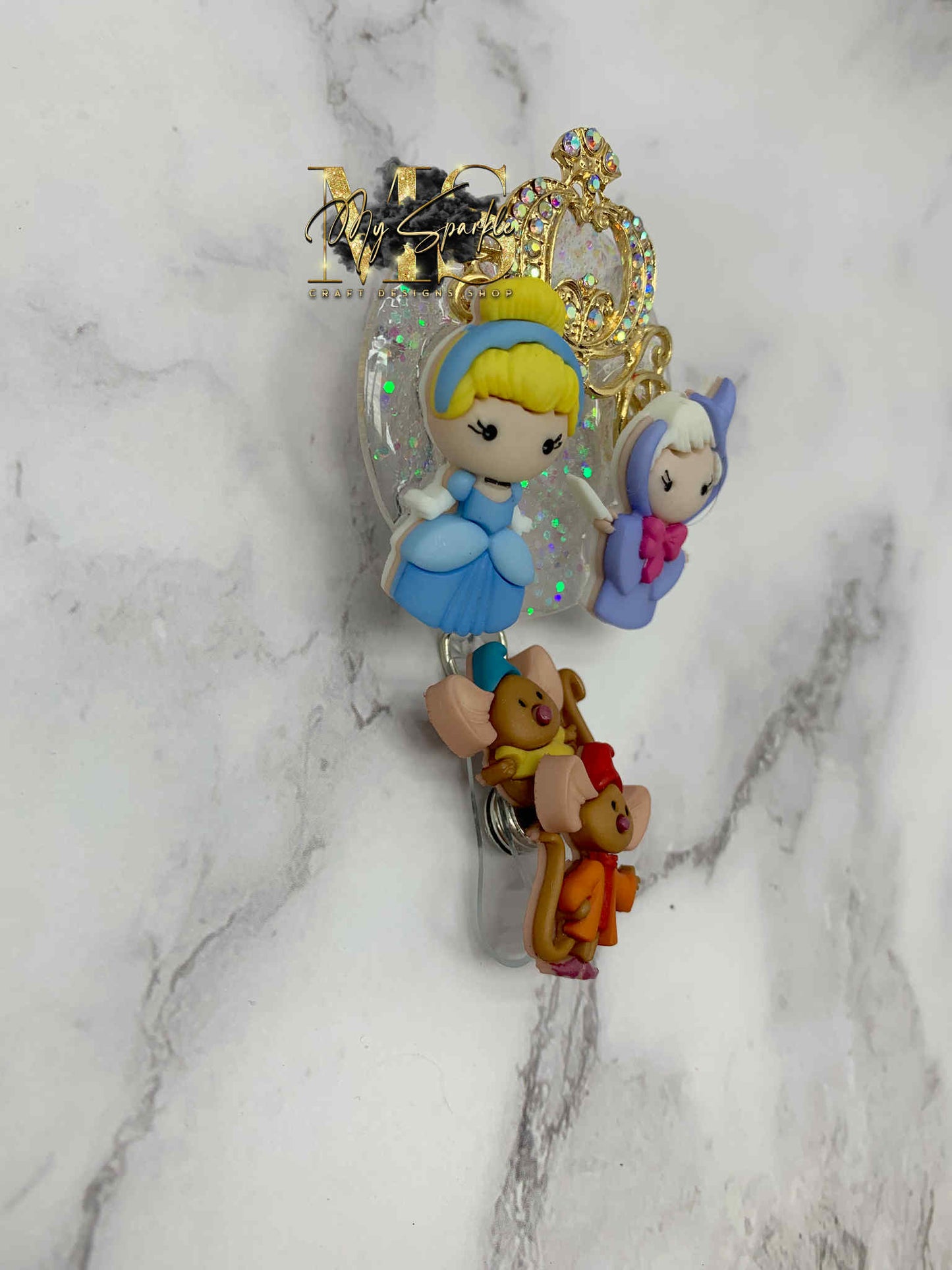 Cinderella Friends Badge Reel