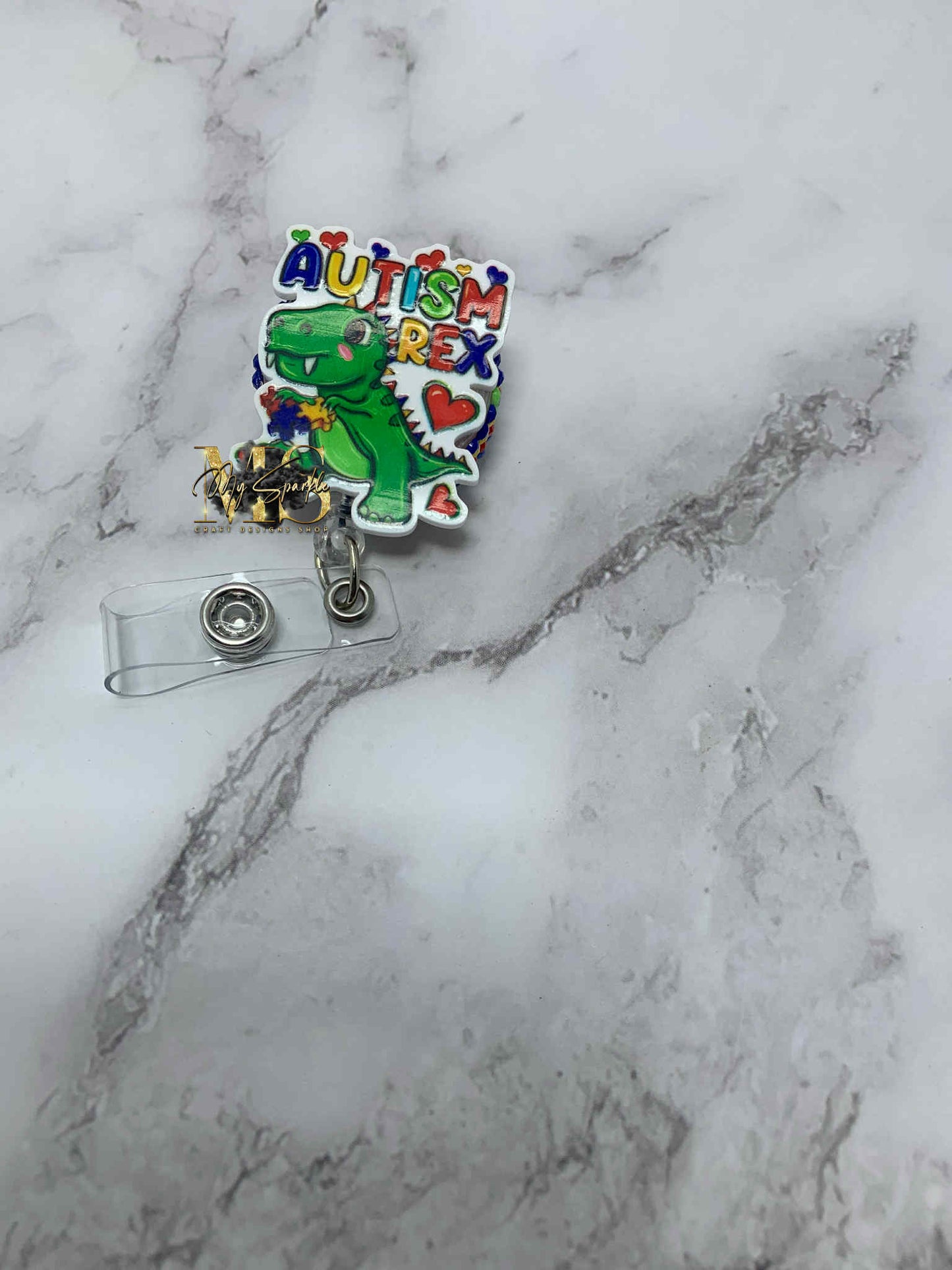 Autism Rex Badge Reel