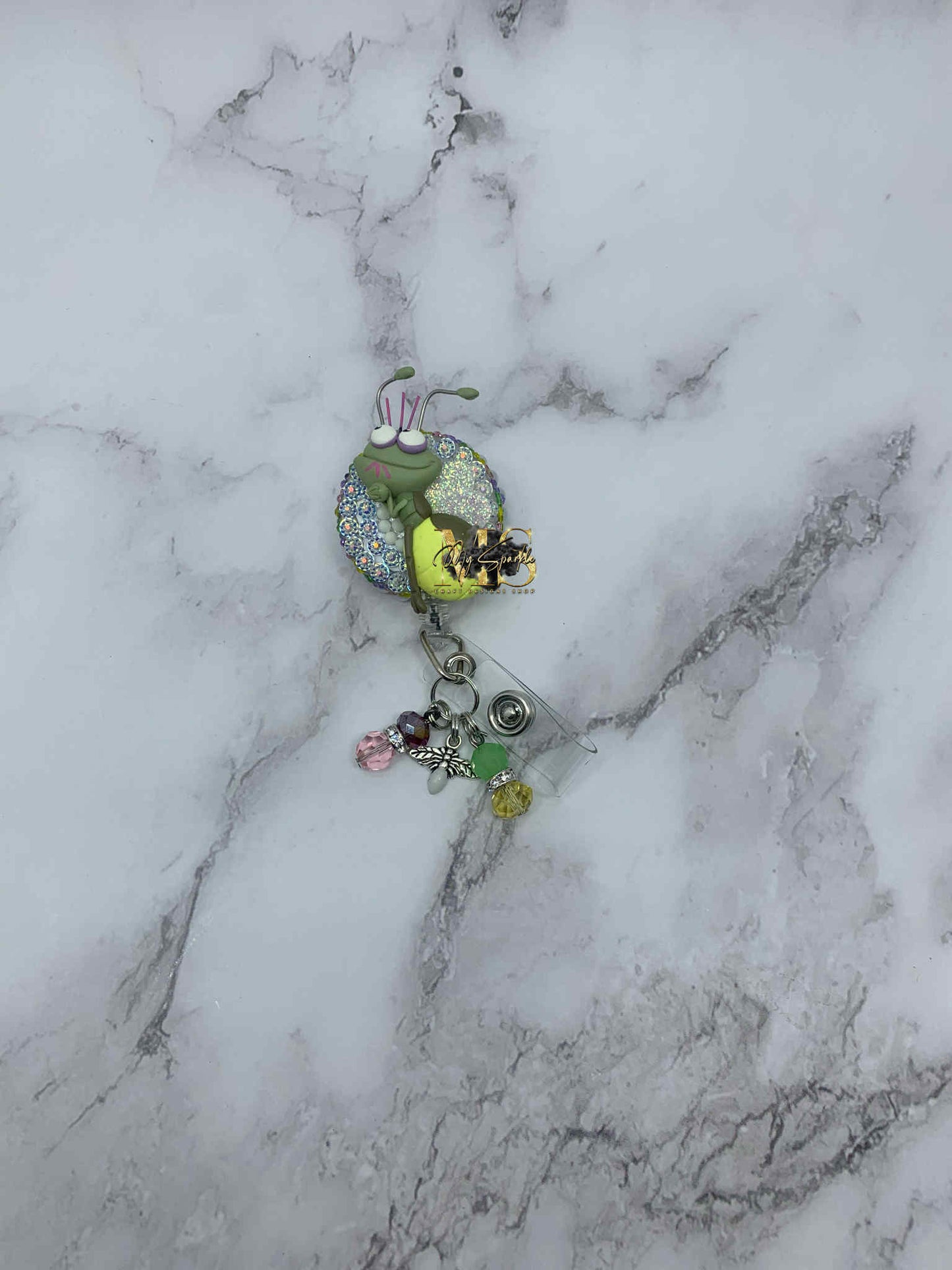 Firefly Lighting Bug Clay Badge Reel