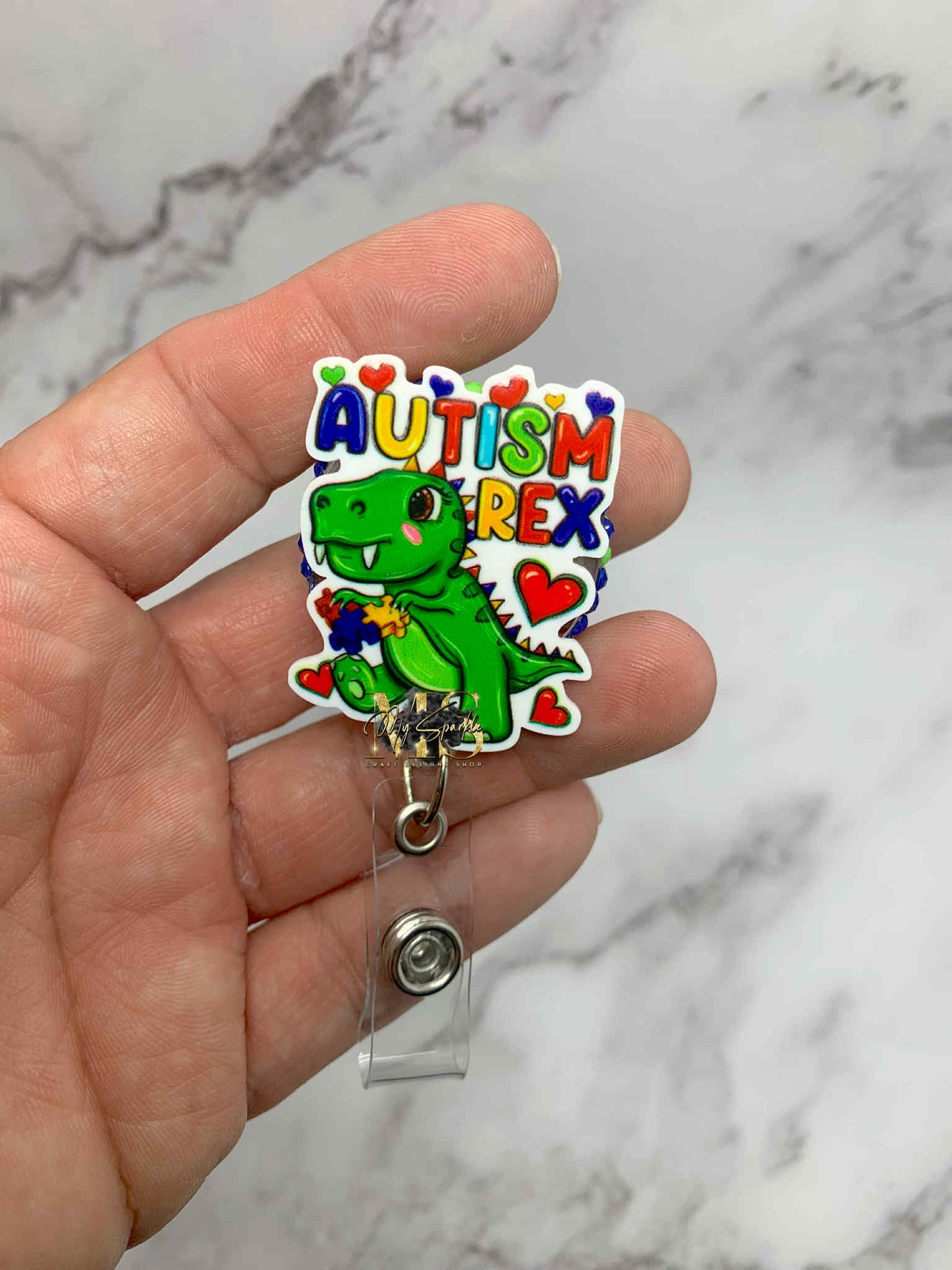 Autism Rex Badge Reel