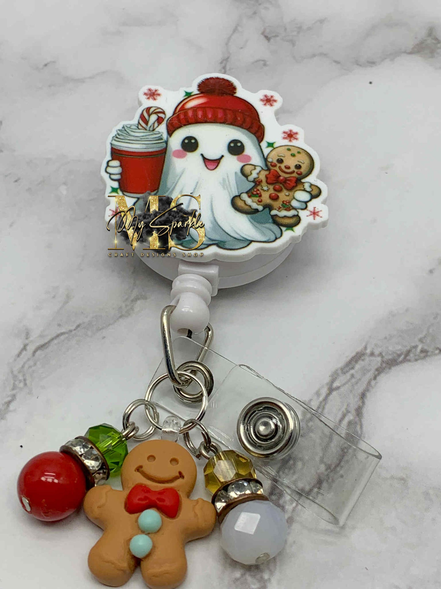 Christmas Ghost Badge Reel
