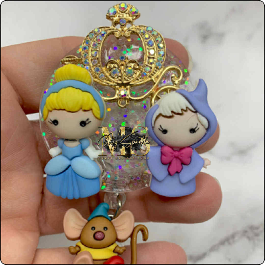 Cinderella Friends Badge Reel