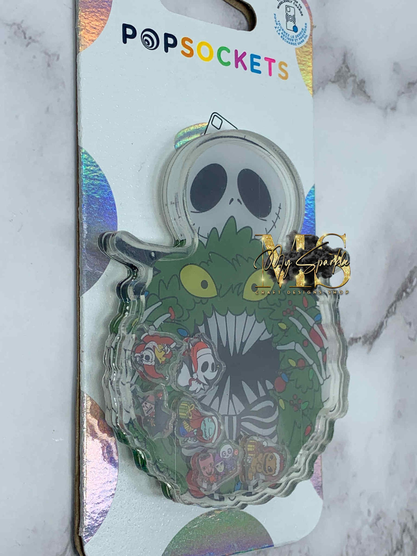 Christmas Cute Nightmare Pop Grip -NO LIQUID