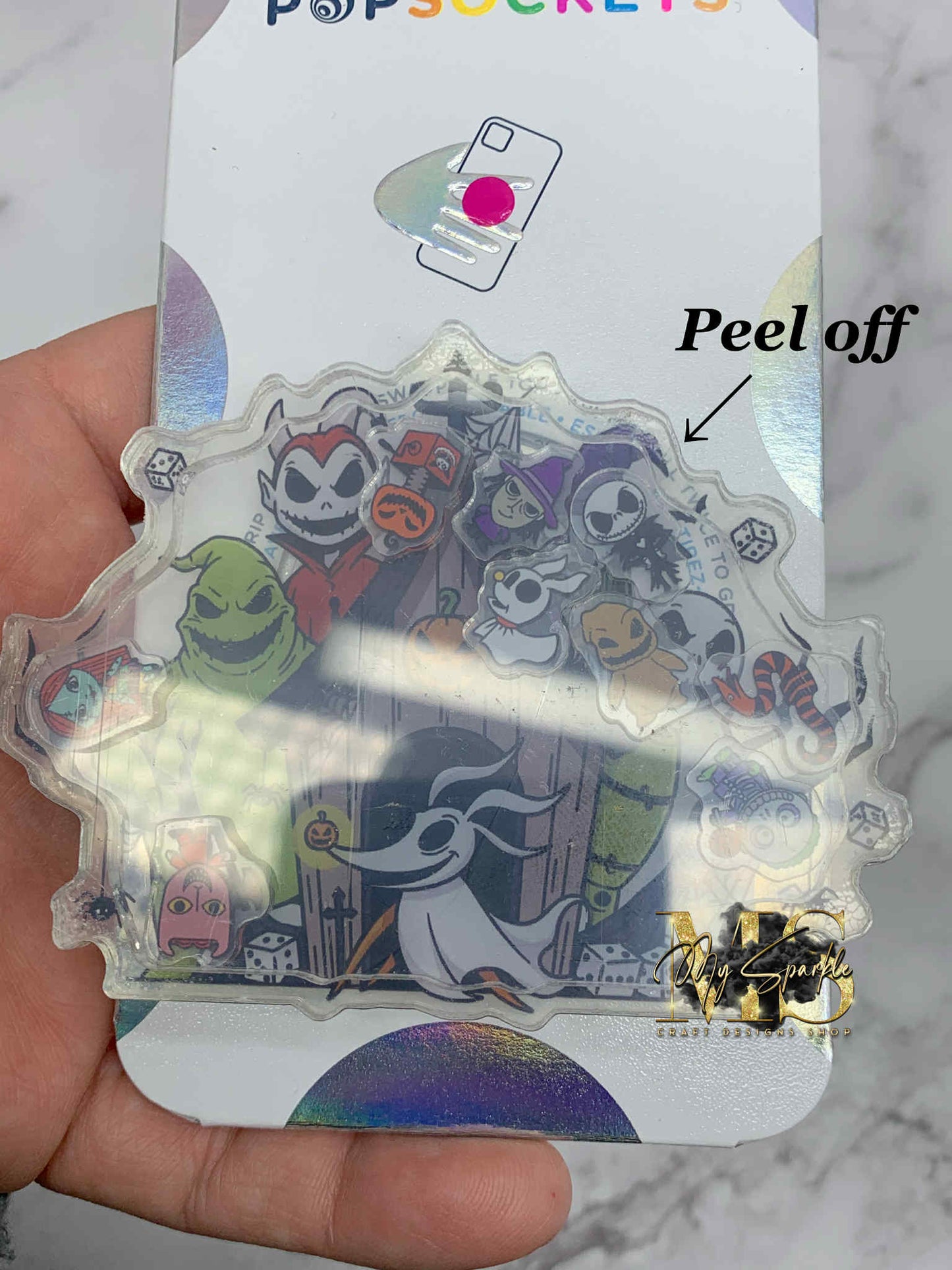 Halloween Haunt Nightmare Pop Socket -NO LIQUID