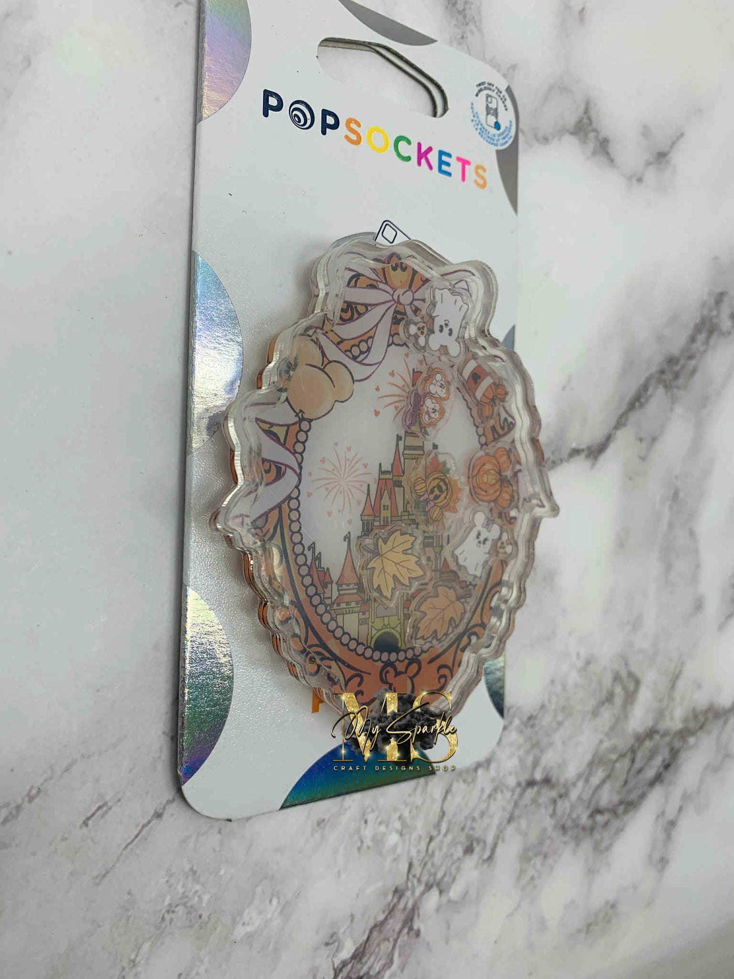 Halloween Haunt Castle Pop Socket -NO LIQUID