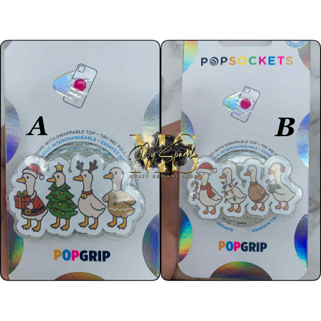 Christmas Funny Jolly Goose Pop Socket