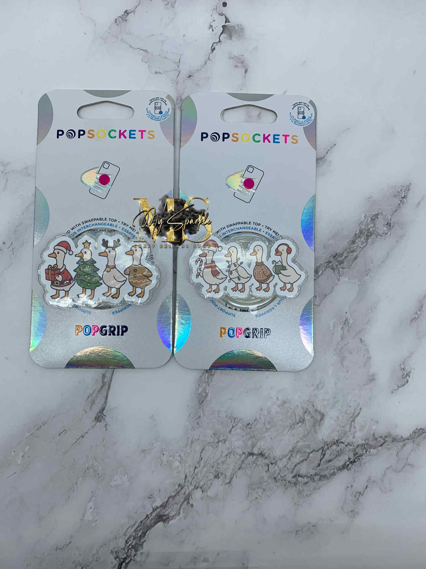 Christmas Funny Jolly Goose Pop Socket