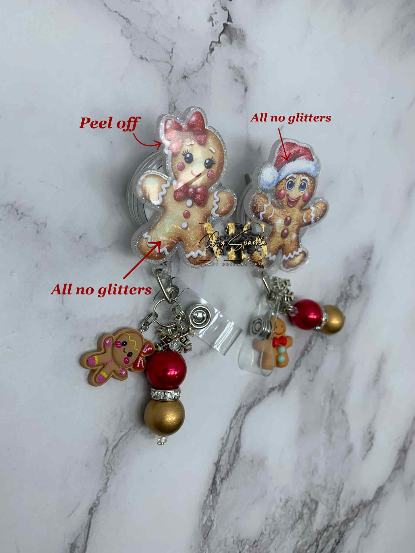 Gingerbread Badge Reel