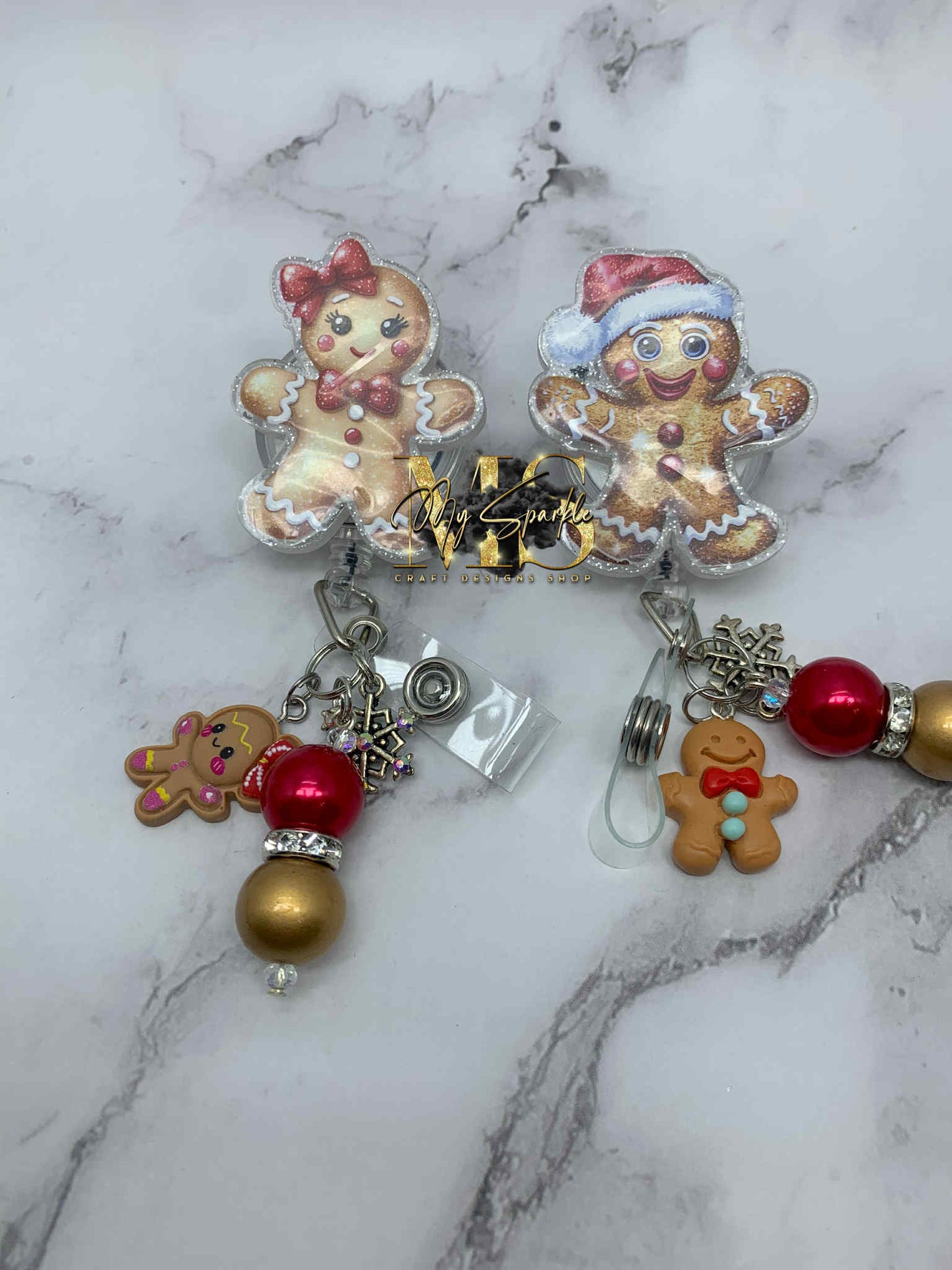 Gingerbread Badge Reel