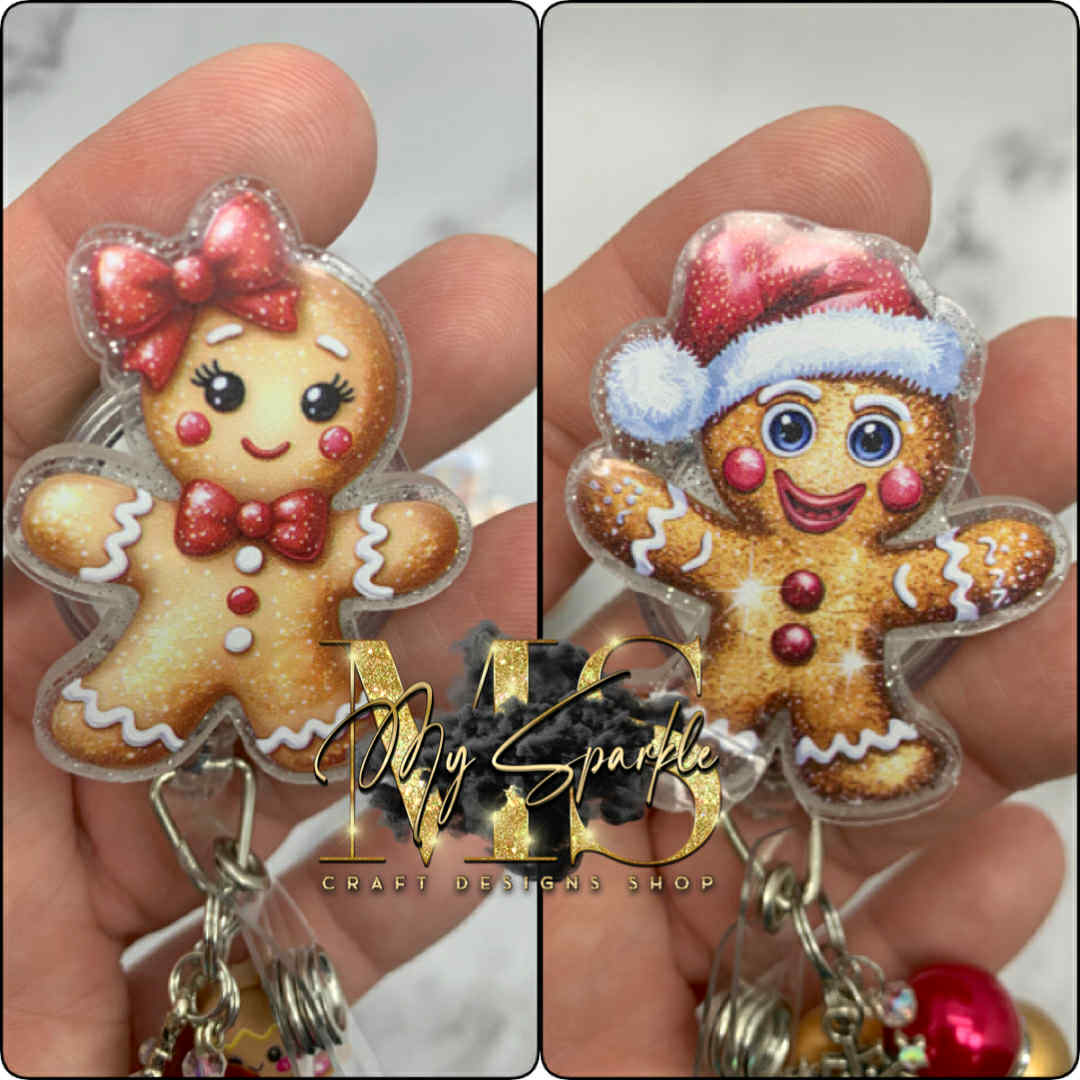 Gingerbread Badge Reel