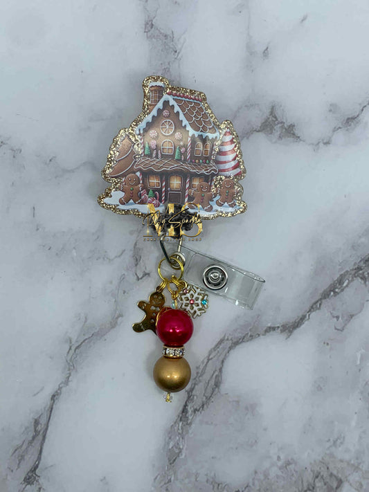 Gingerbread House Badge Reel