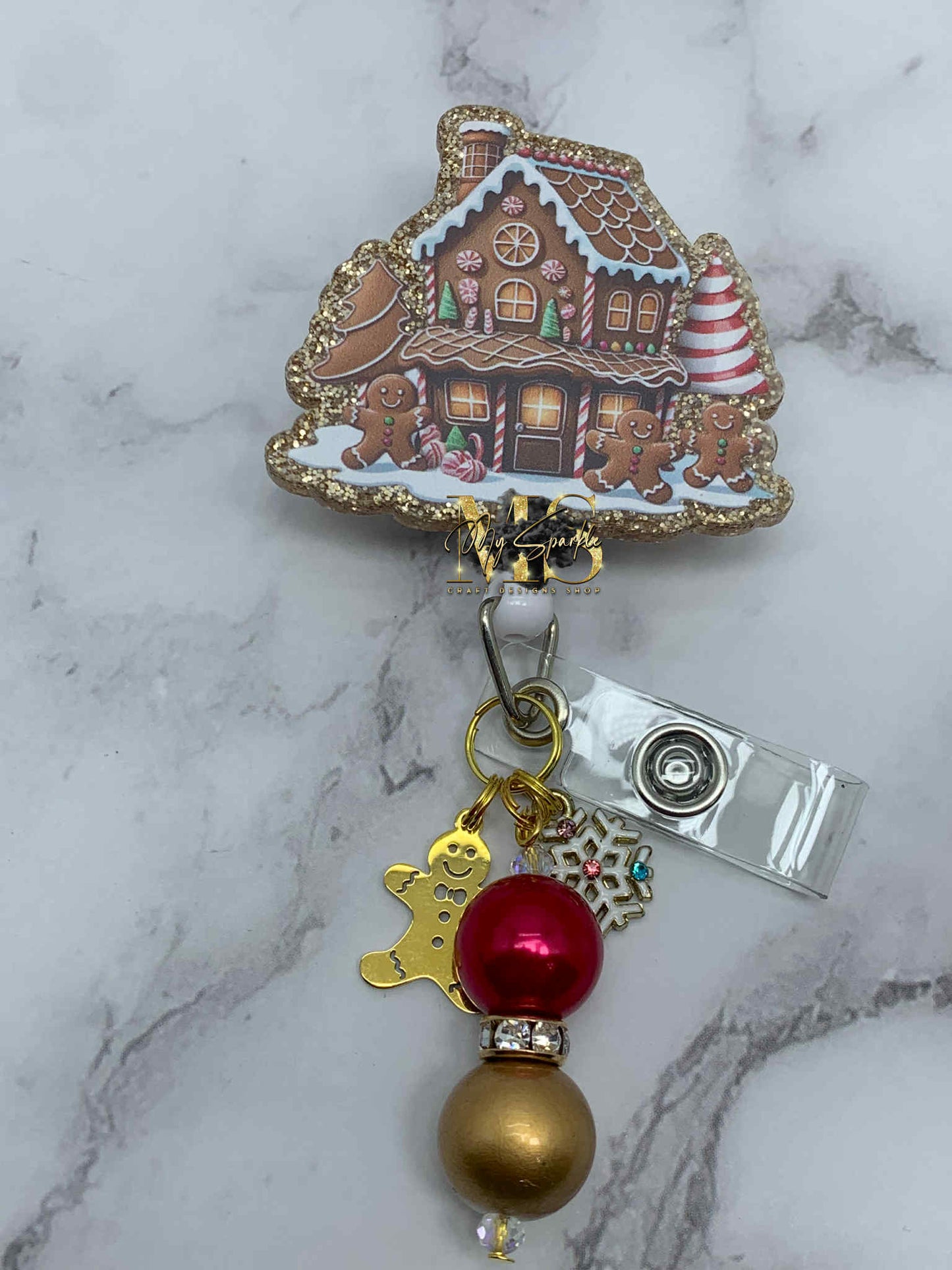 Gingerbread House Badge Reel
