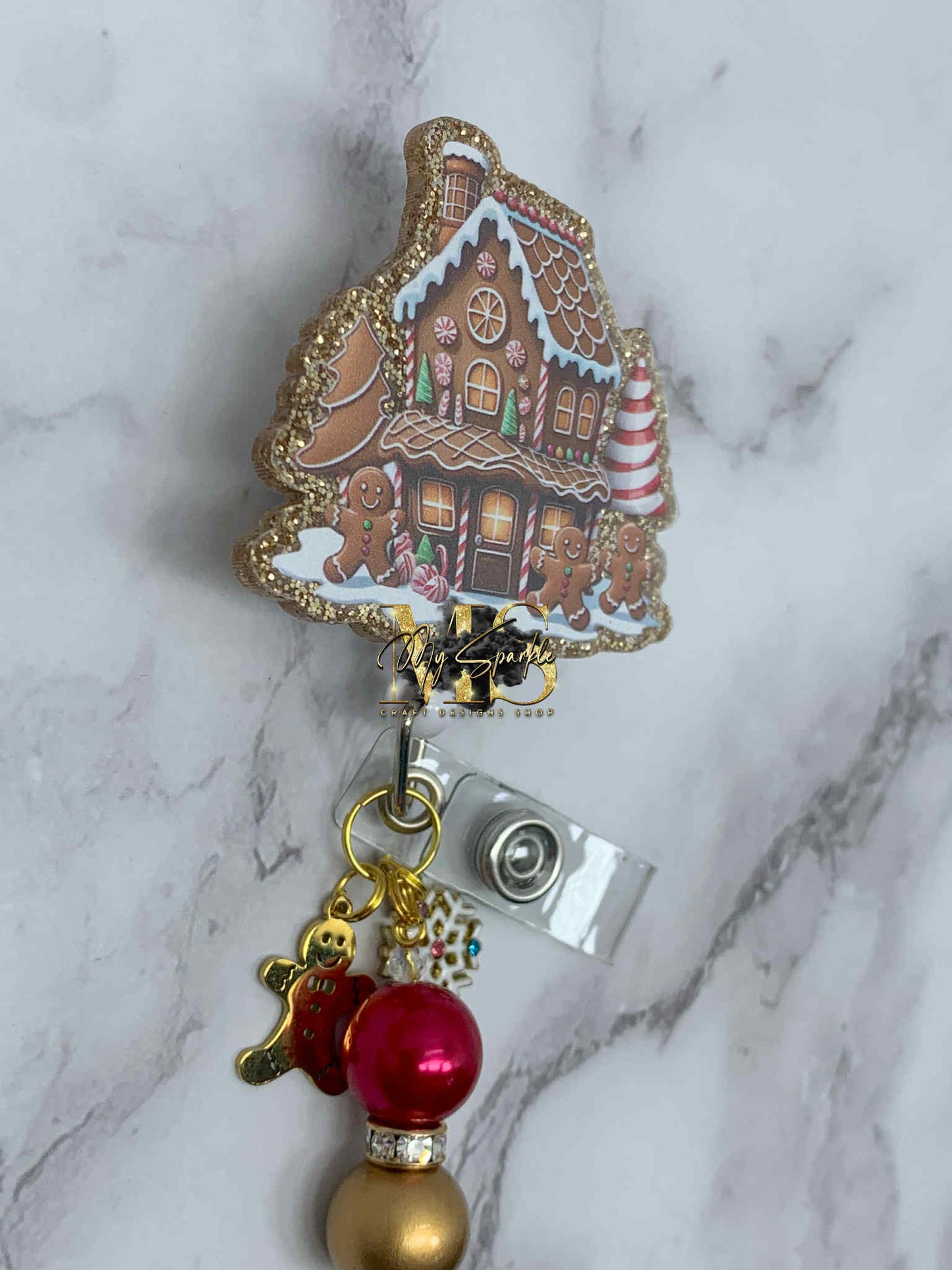 Gingerbread House Badge Reel